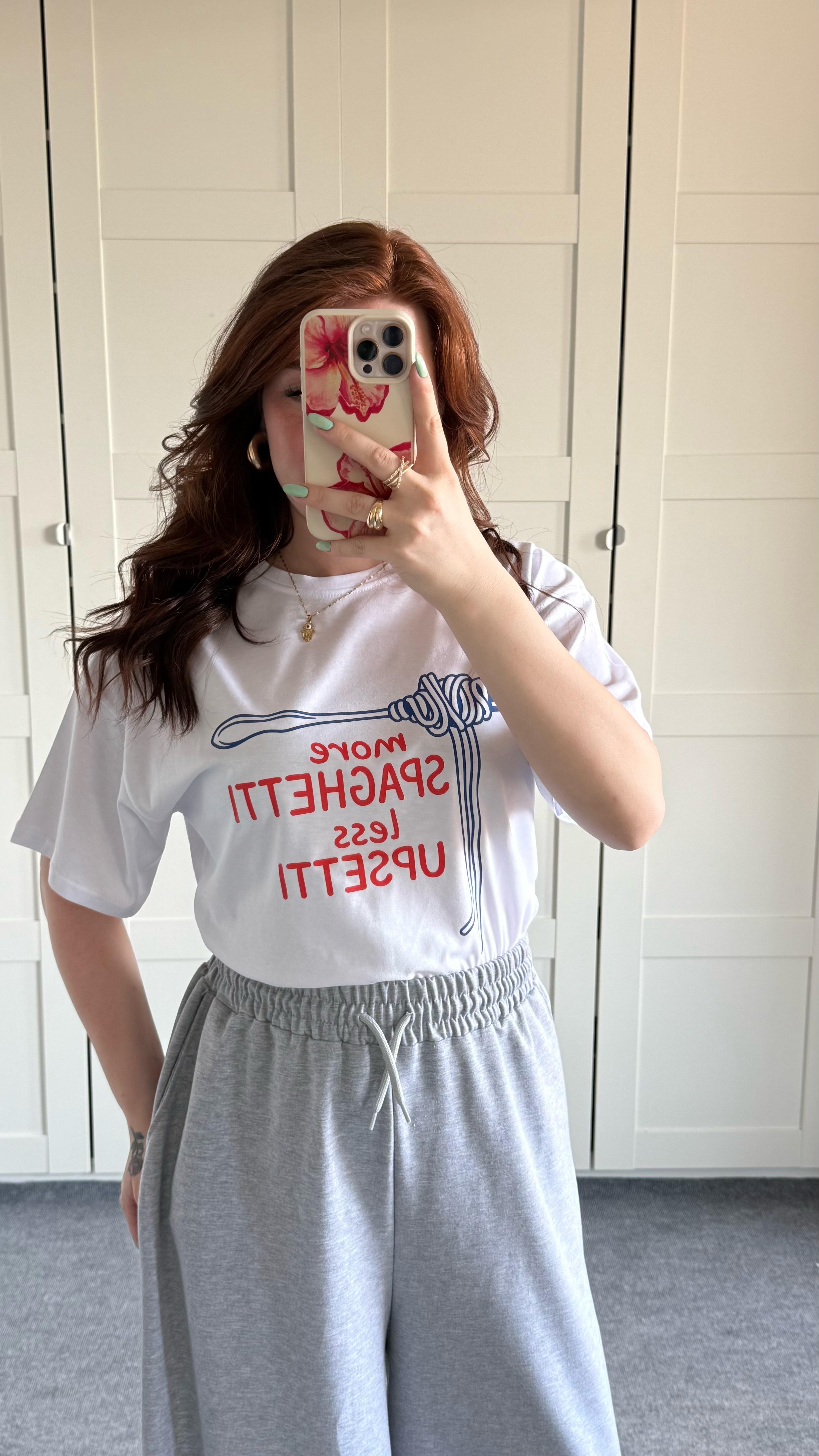 Summer Oversize Tişört Spagetti