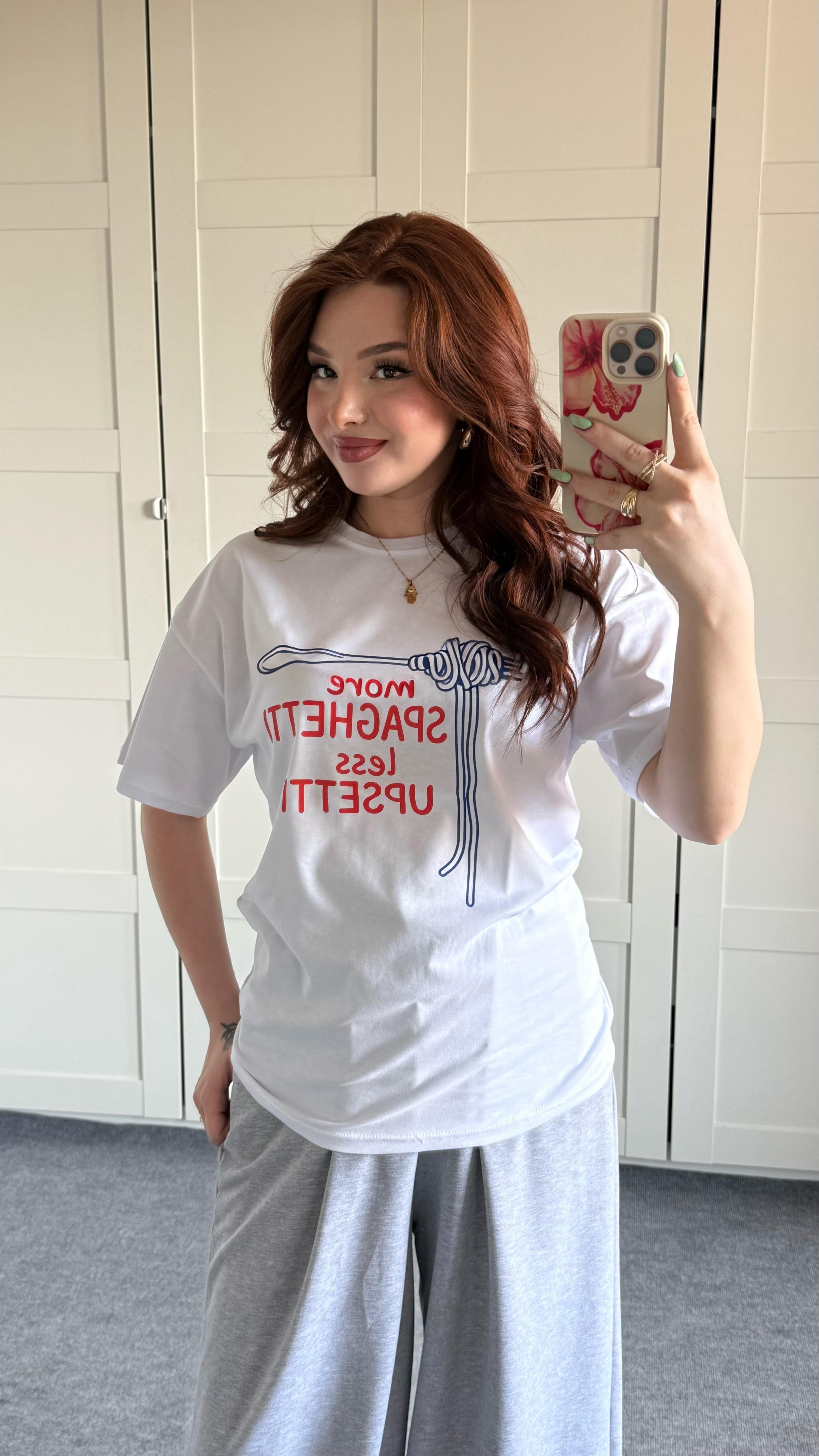 Summer Oversize Tişört Spagetti