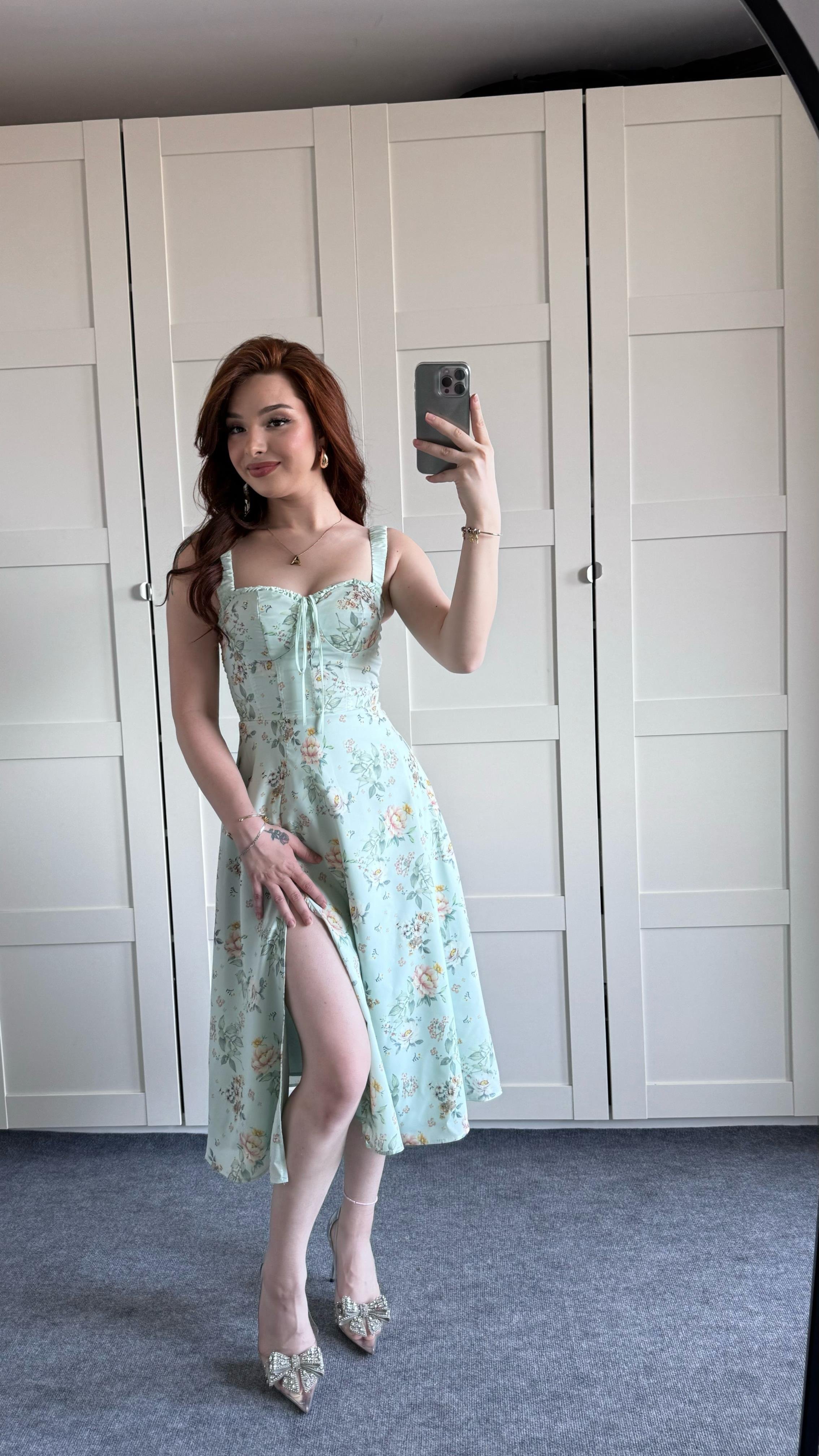 Summer Yeşil Elbise