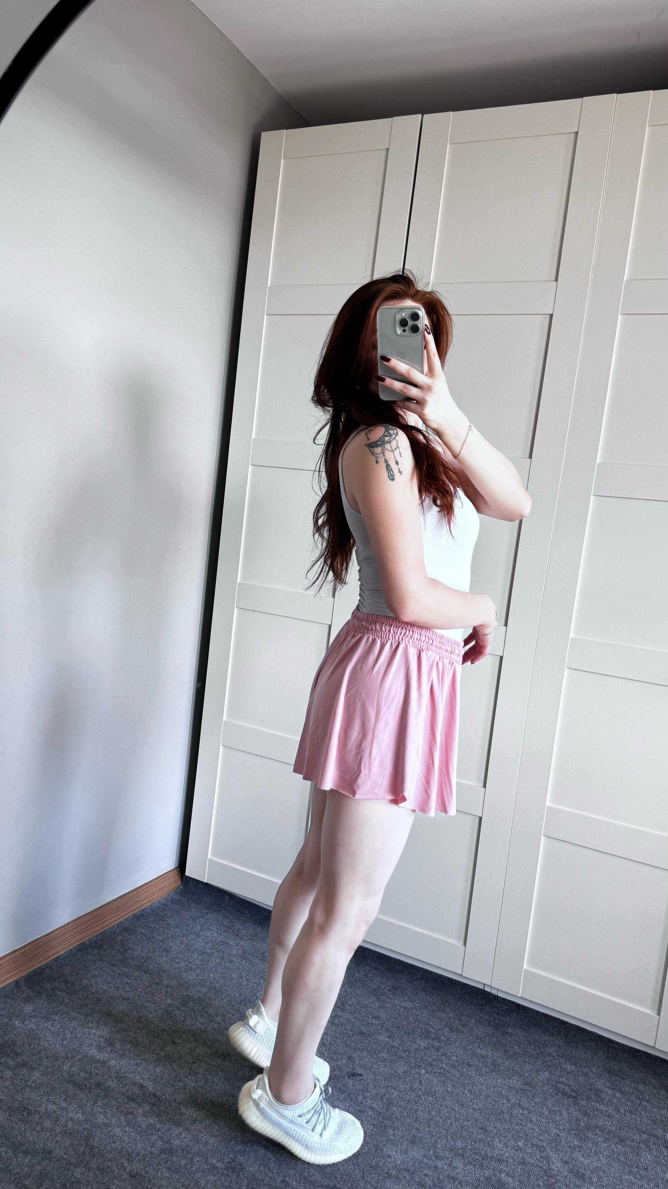 Tennis Şort Etek Pembe