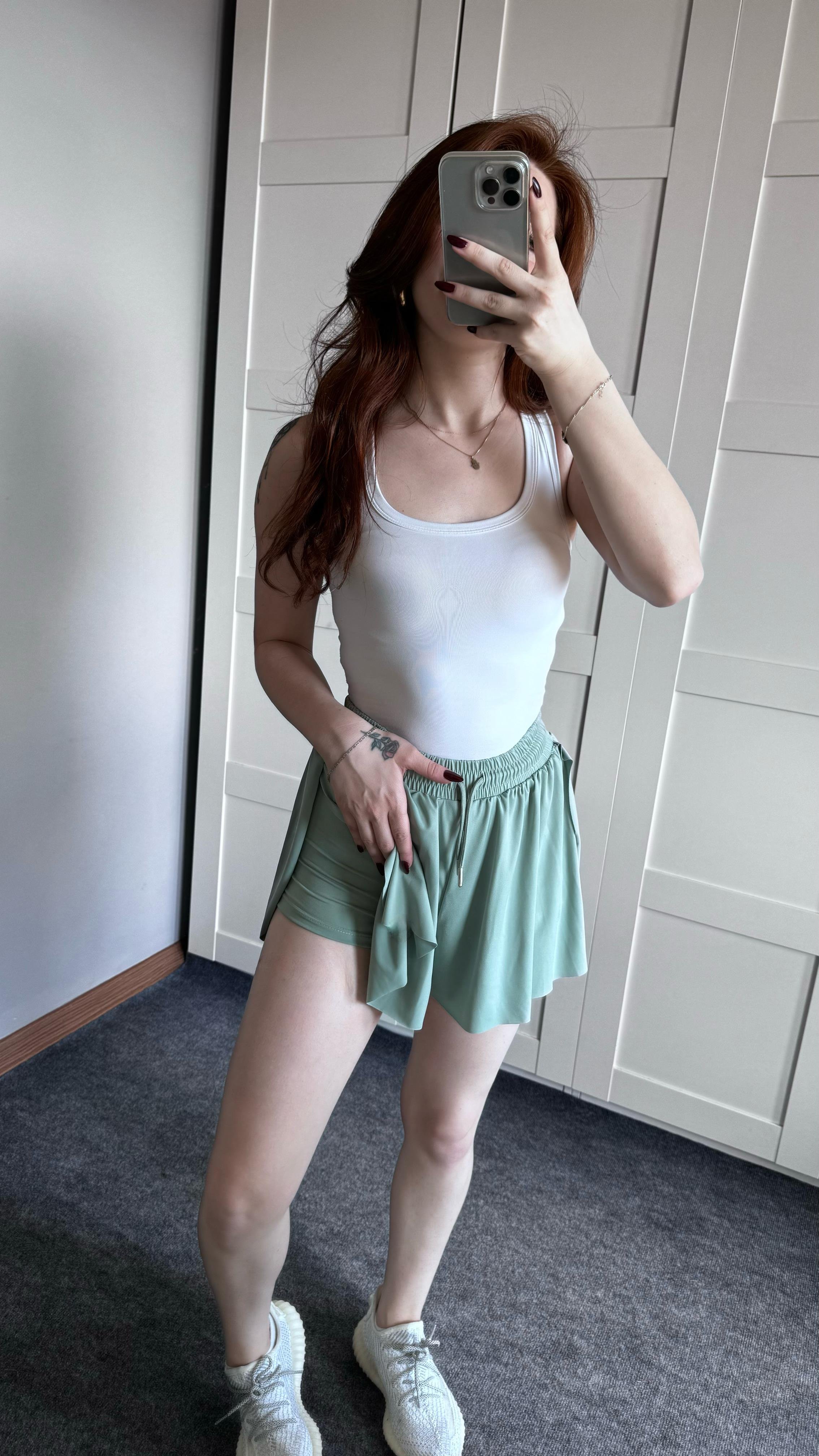 Tennis Şort Etek Yeşil
