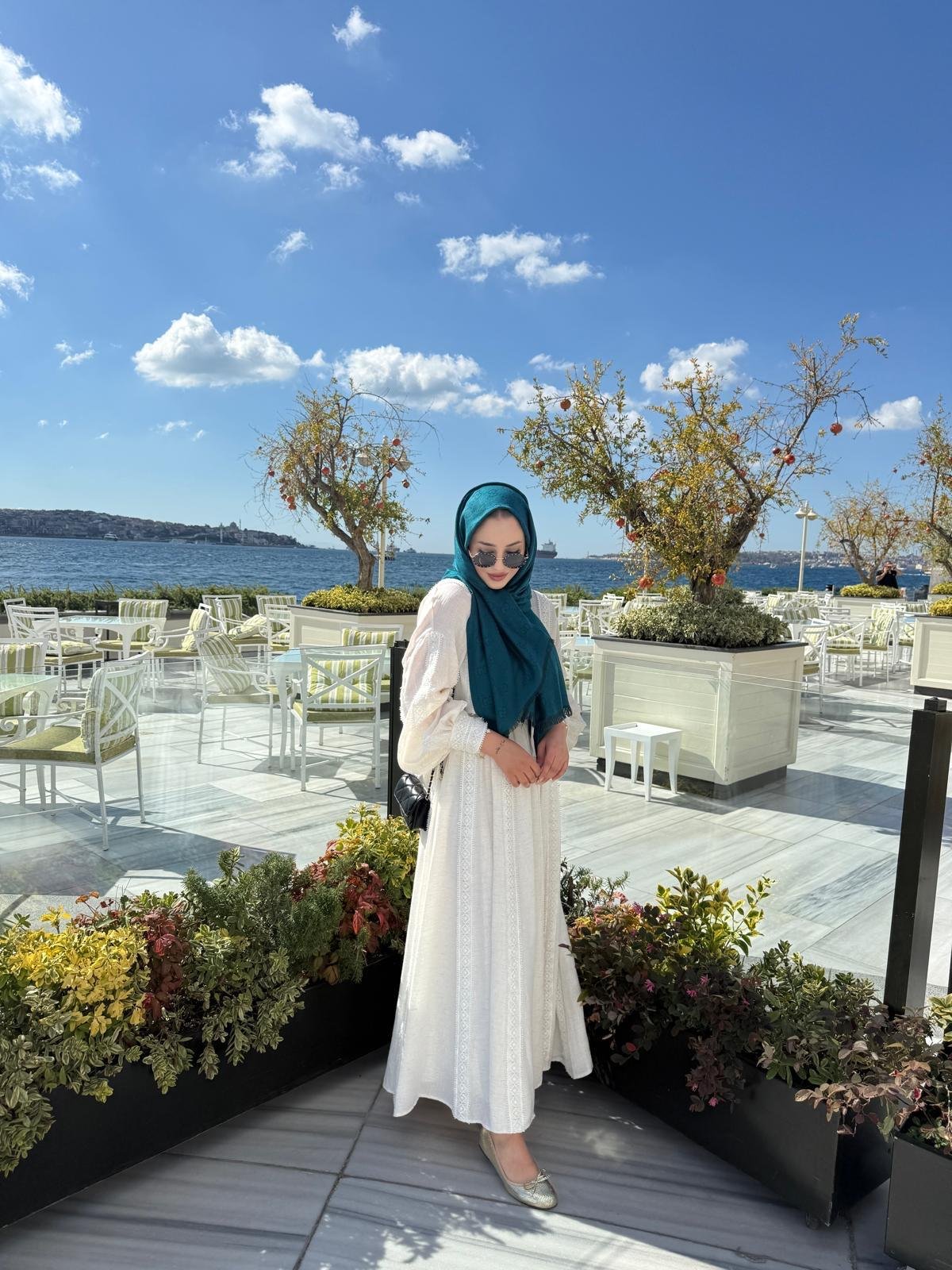 Tessettür Etek Takım Ekru