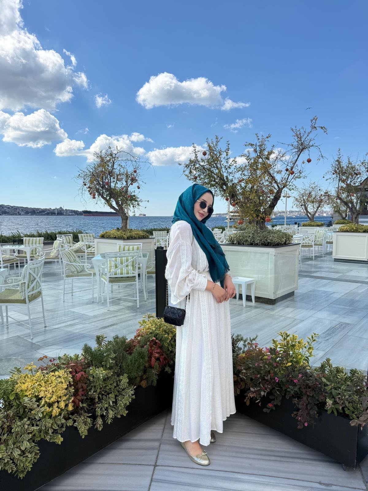 Tessettür Etek Takım Ekru