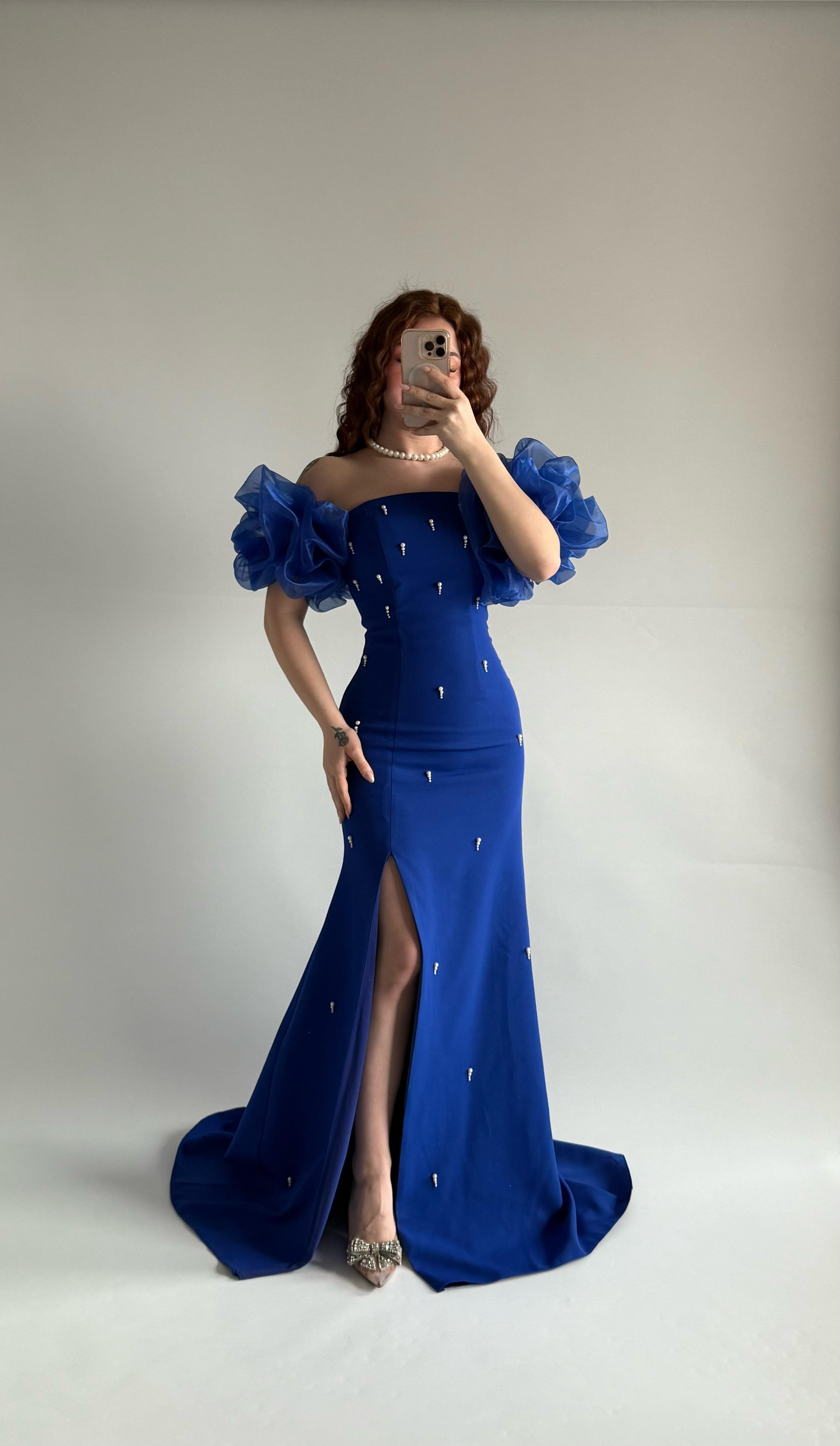 Tiana Prenses Kol İncili Abiye Saks