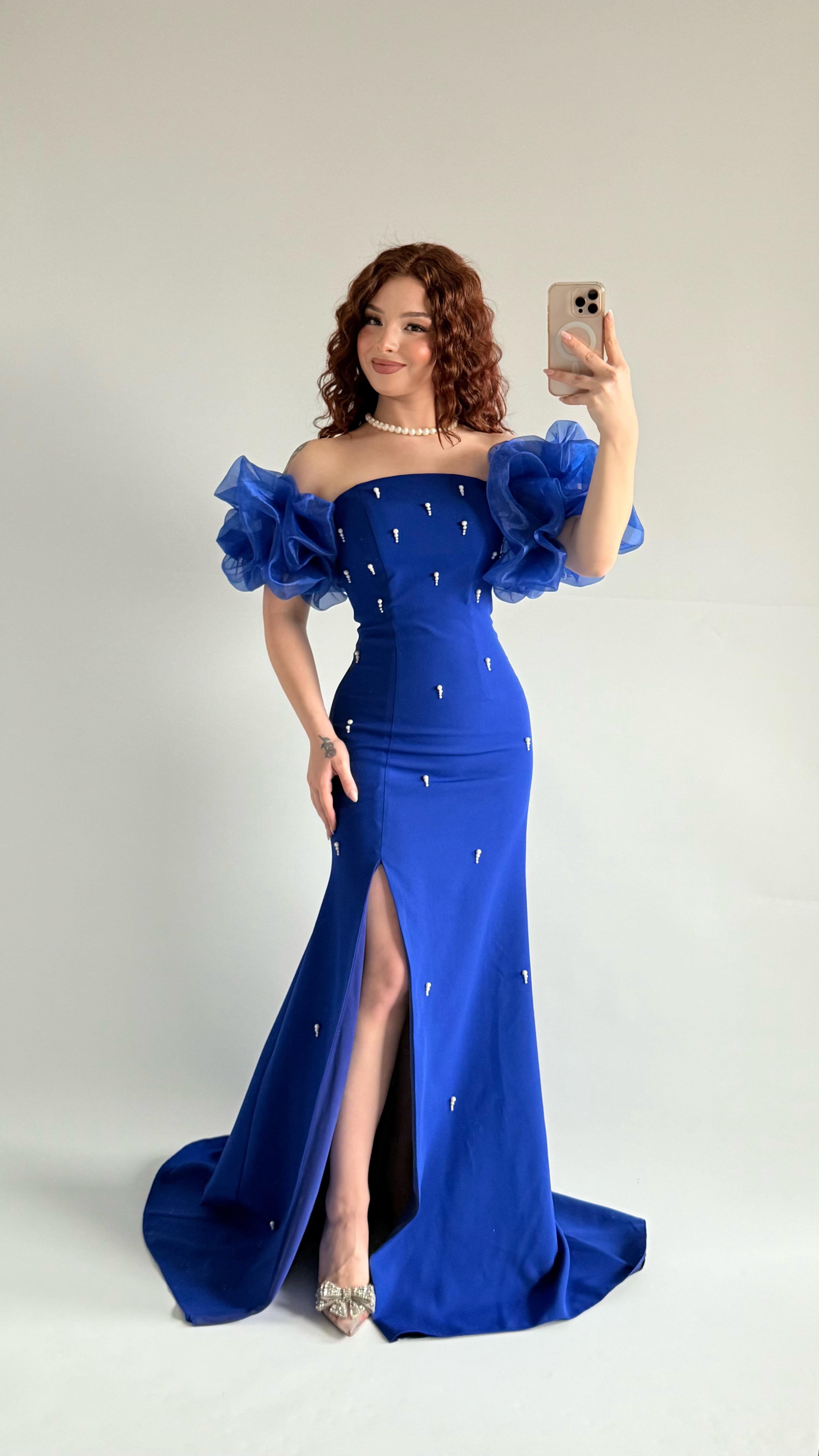Tiana Prenses Kol İncili Abiye Saks
