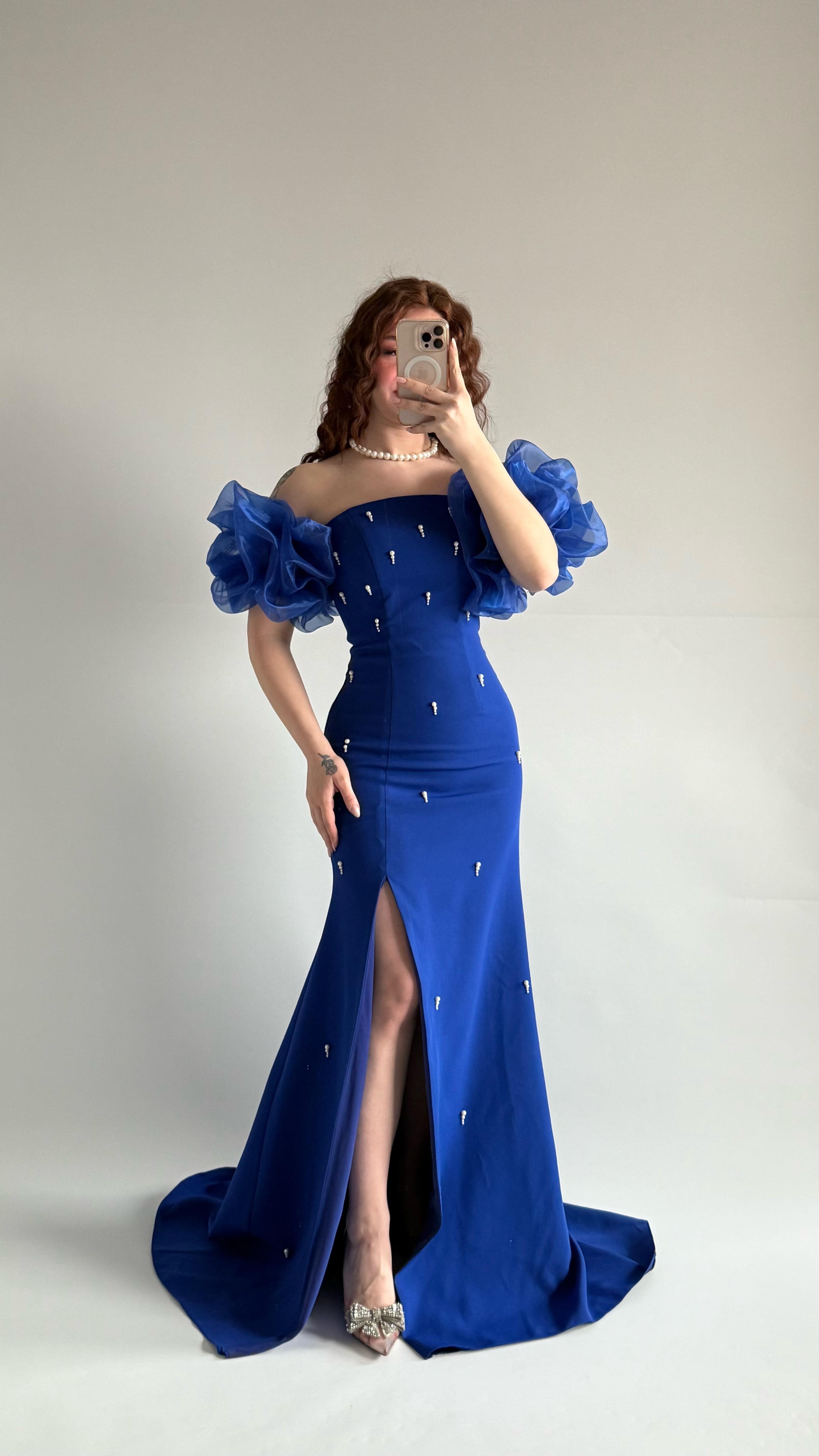 Tiana Prenses Kol İncili Abiye Saks