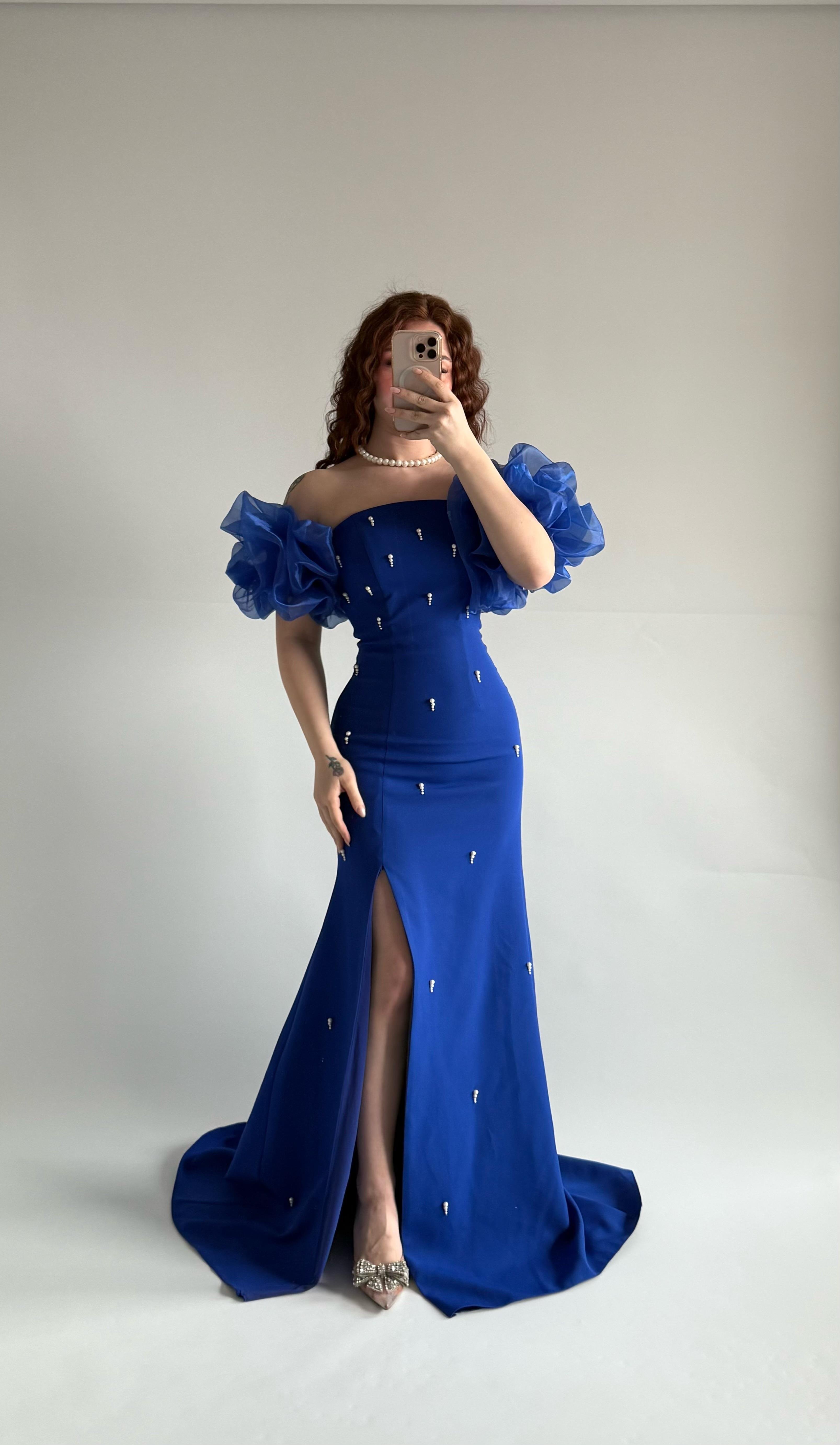 Tiana Prenses Kol İncili Abiye Saks