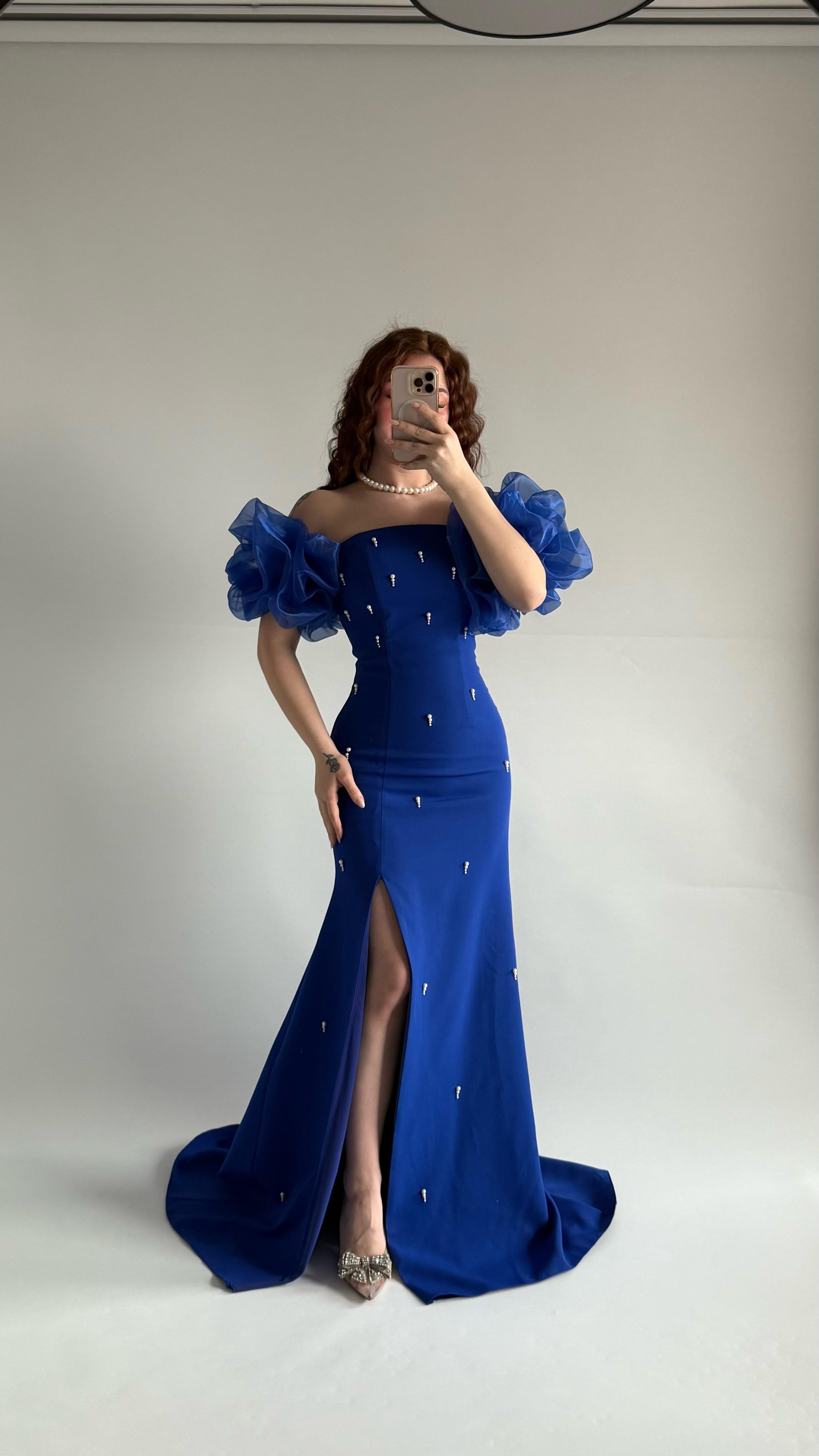 Tiana Prenses Kol İncili Abiye Saks