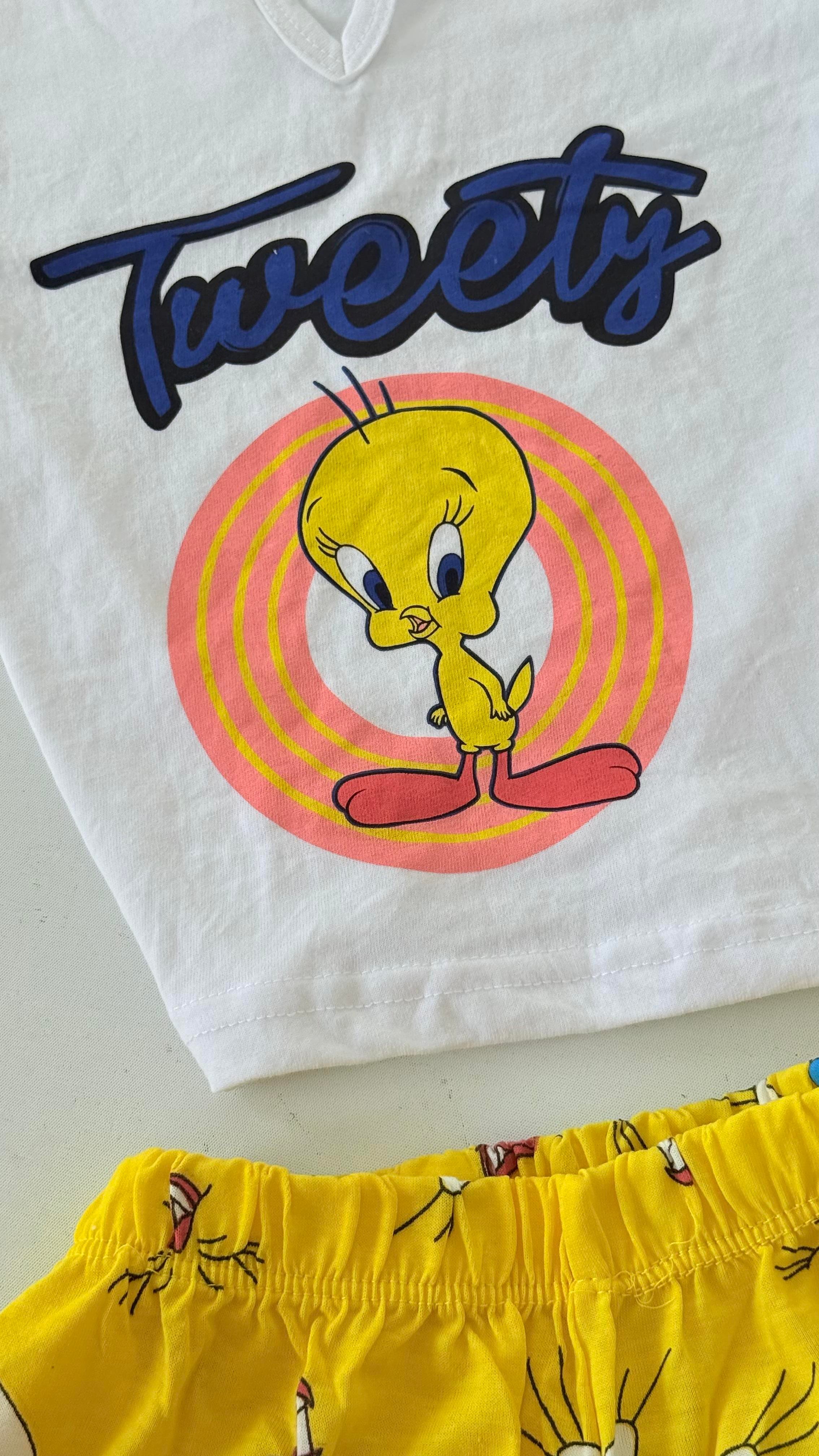 Tweety Şort Takım Sarı