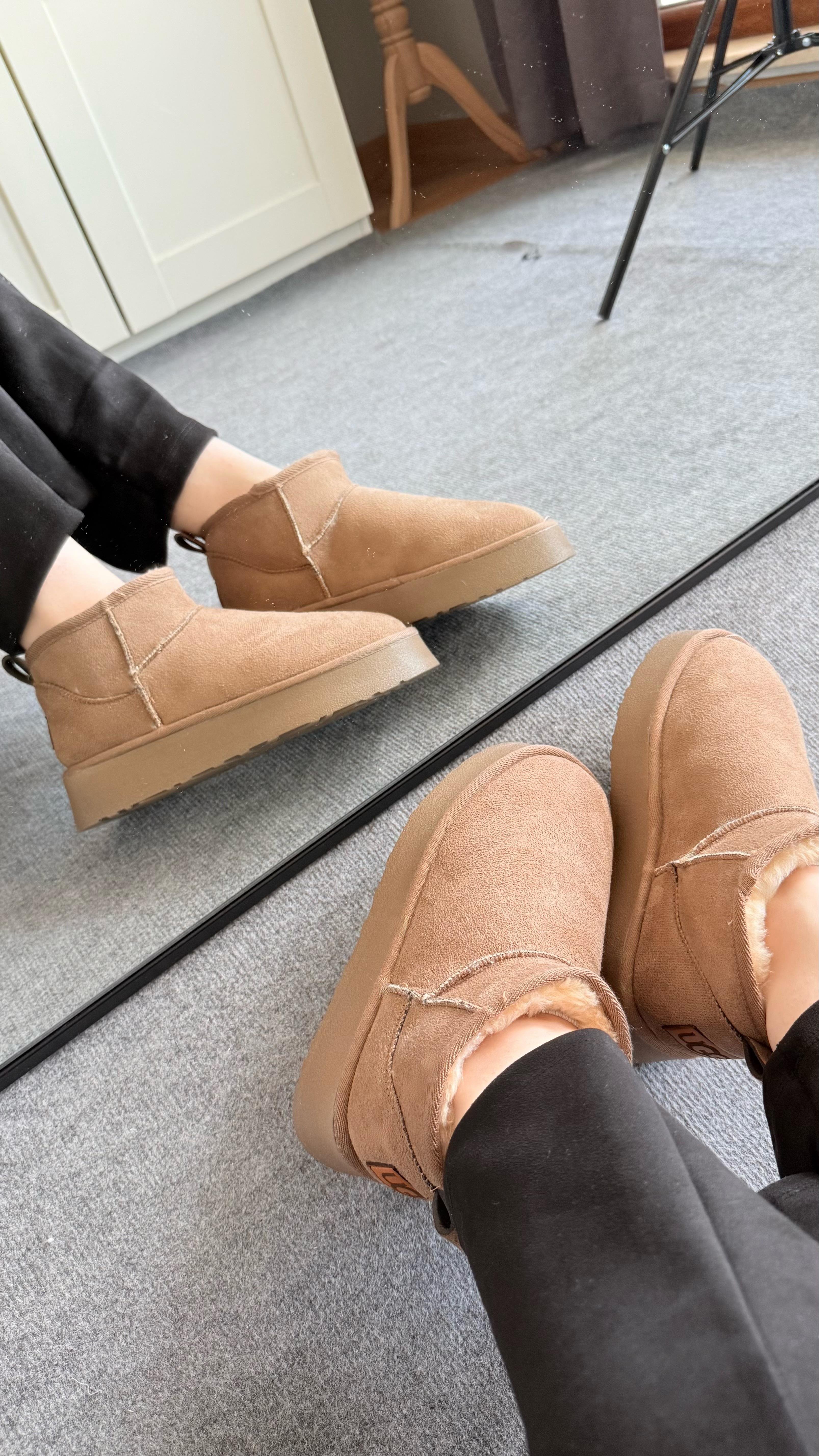 Ugg Bot Orta Taban Sütlü Kahverengi