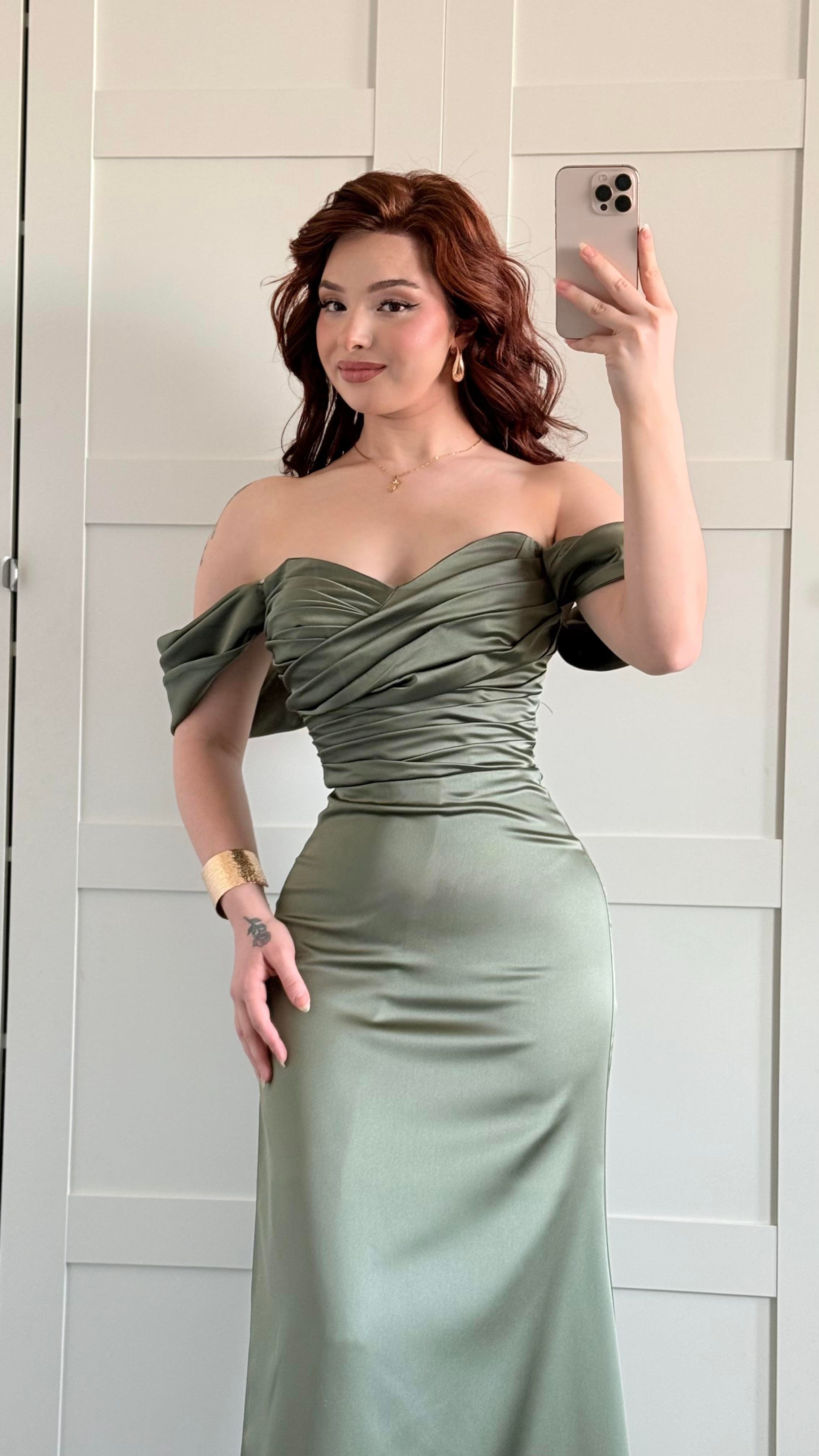 Veronica Abiye Haki Yeşil