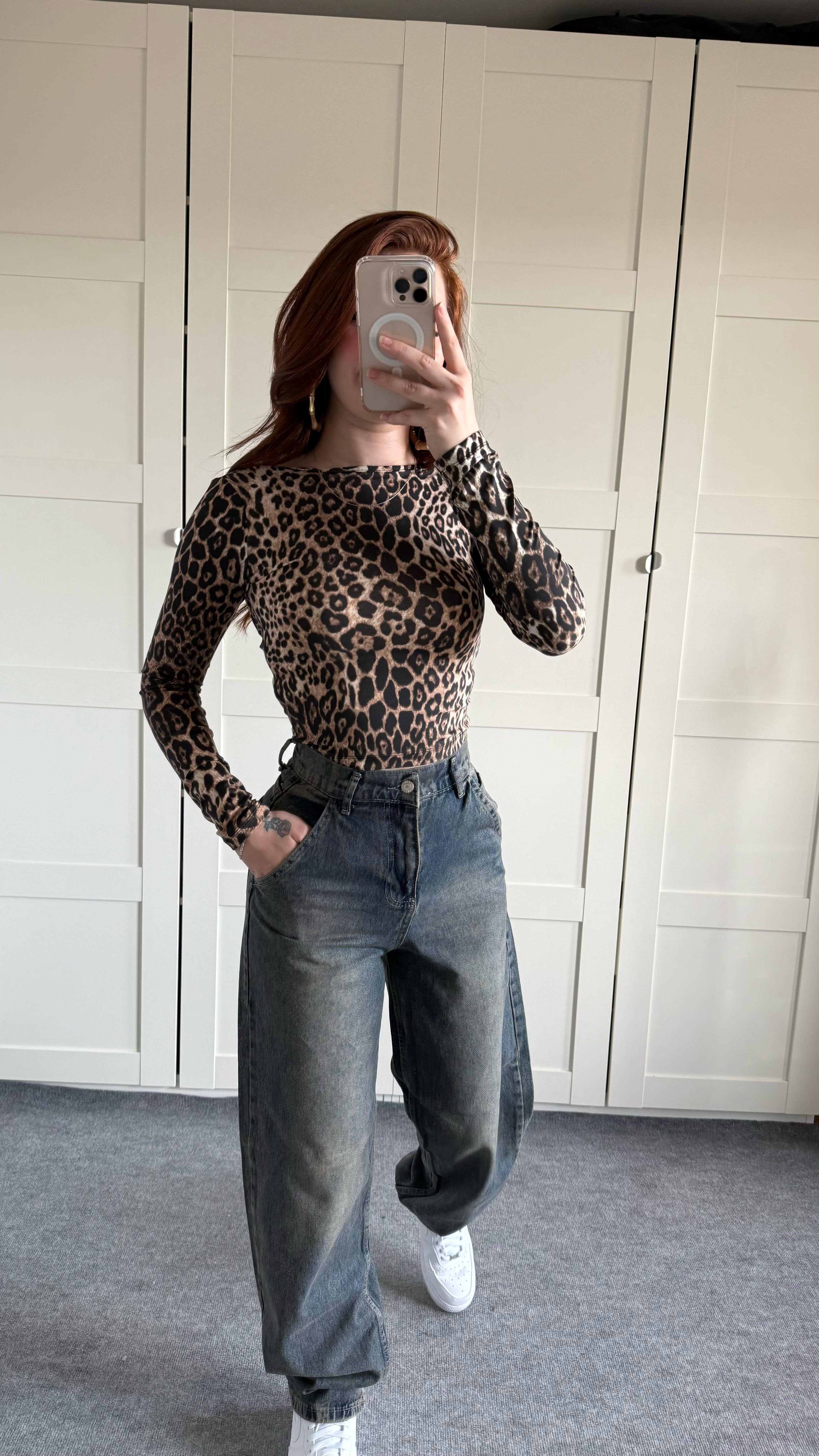 Vintage Staight Jean Pantolon