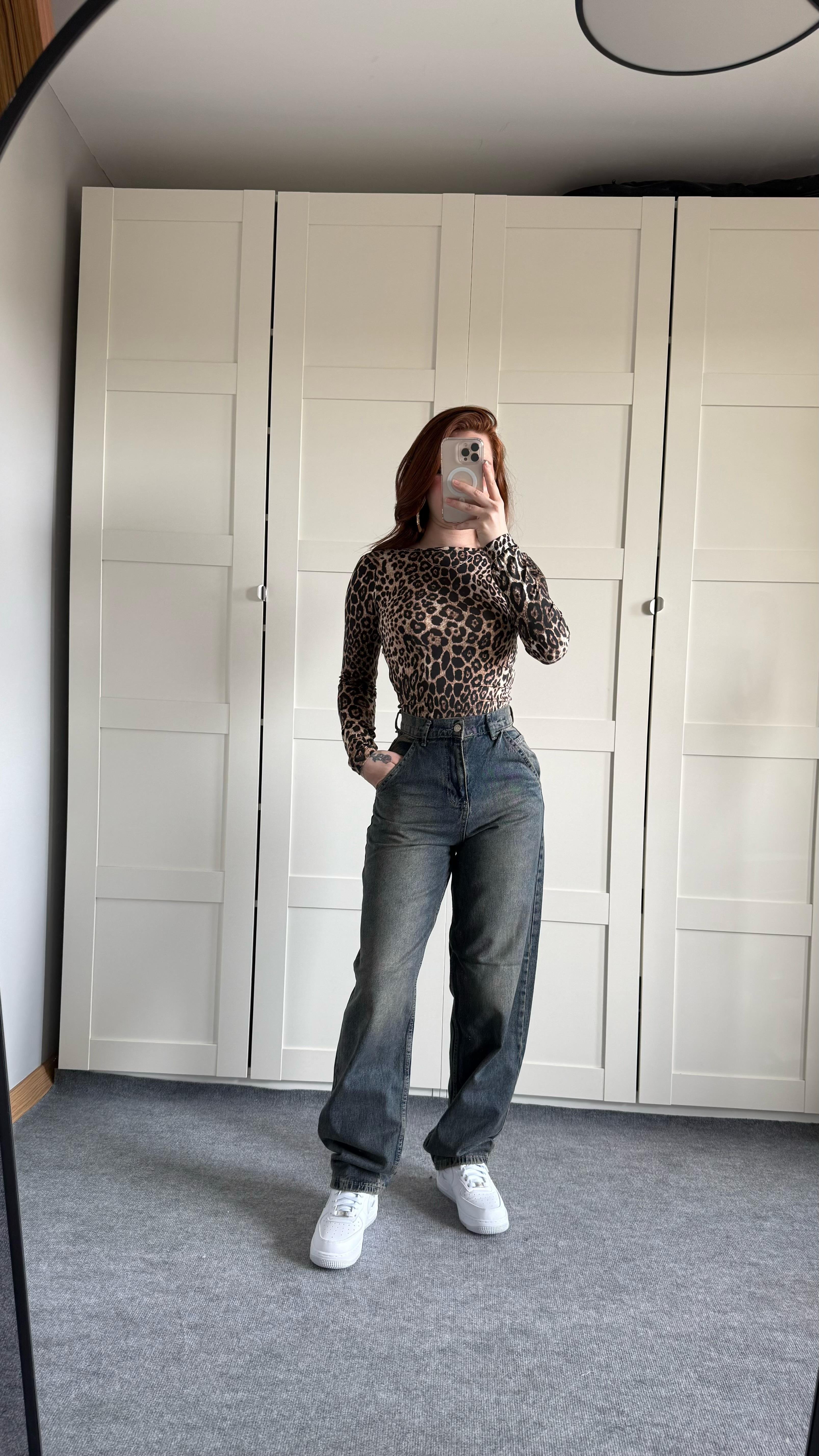 Vintage Staight Jean Pantolon