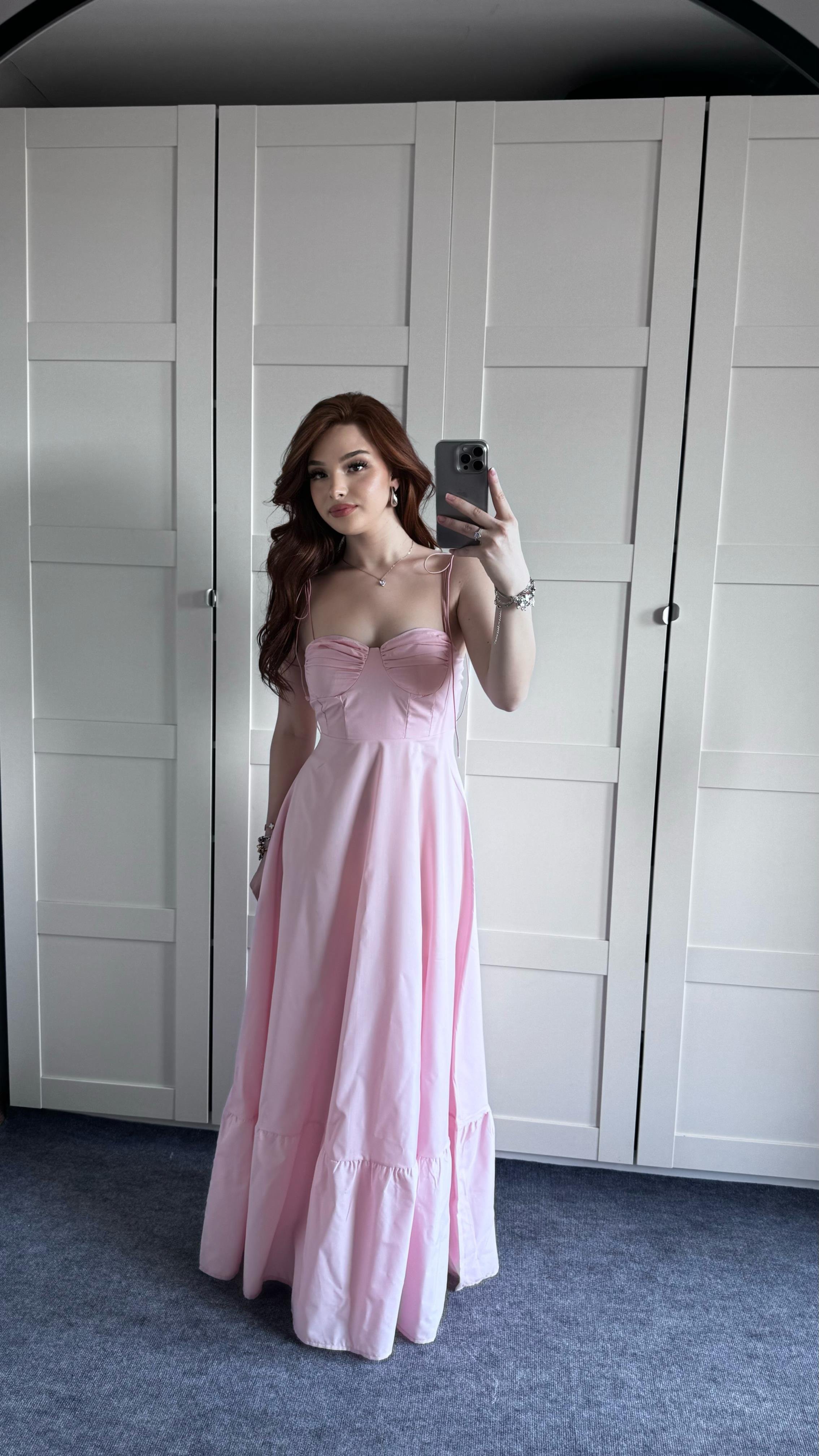 Violetta Pembe Elbise 