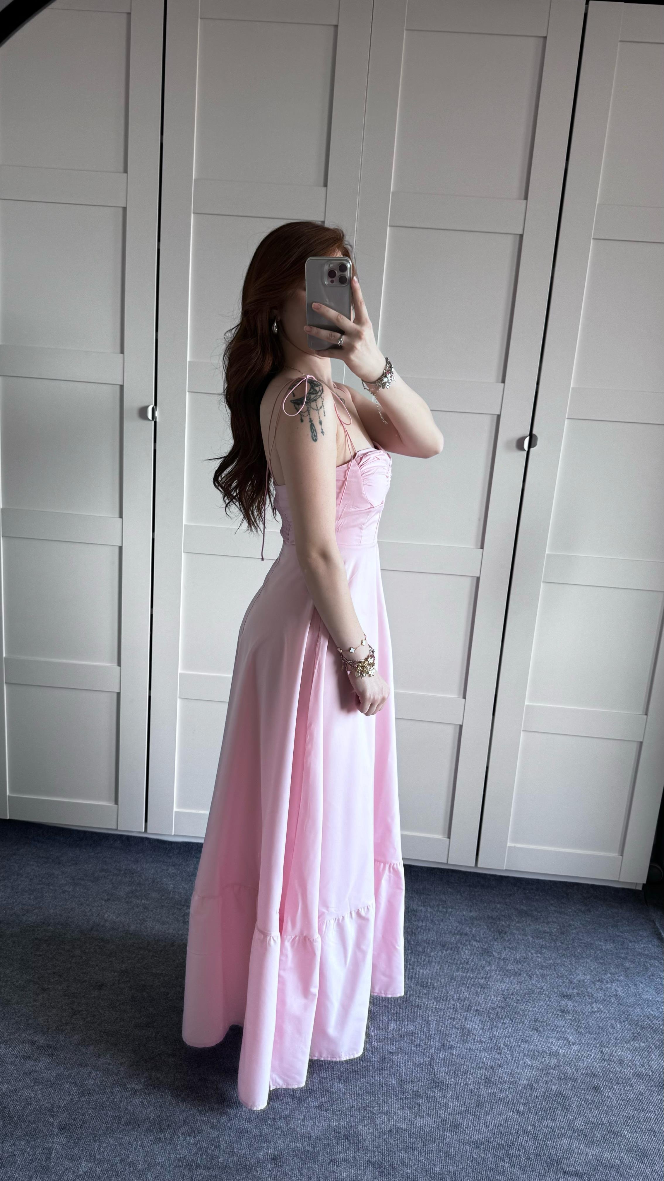 Violetta Pembe Elbise 
