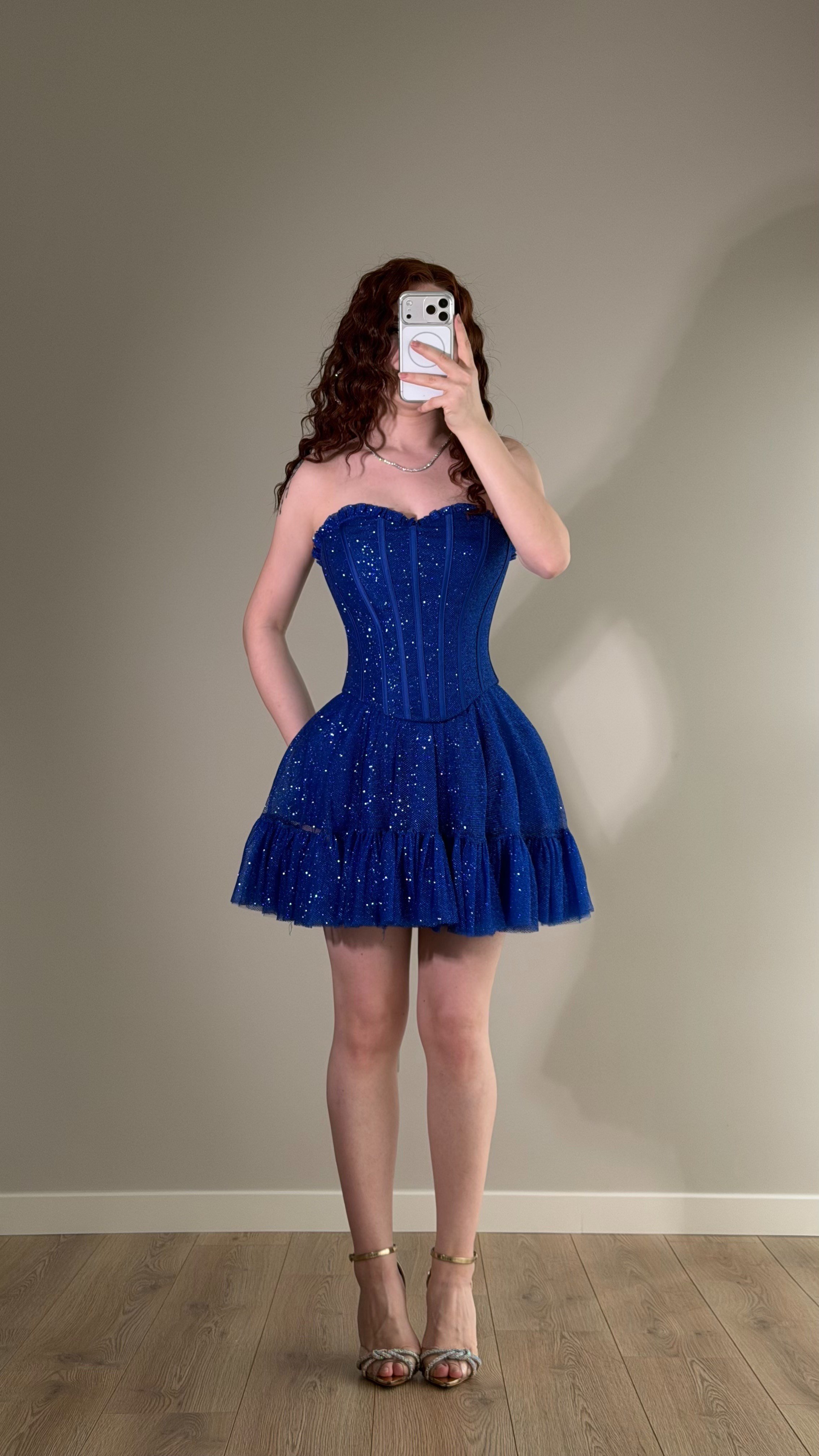 Winx Peri Mini Elbise Saks