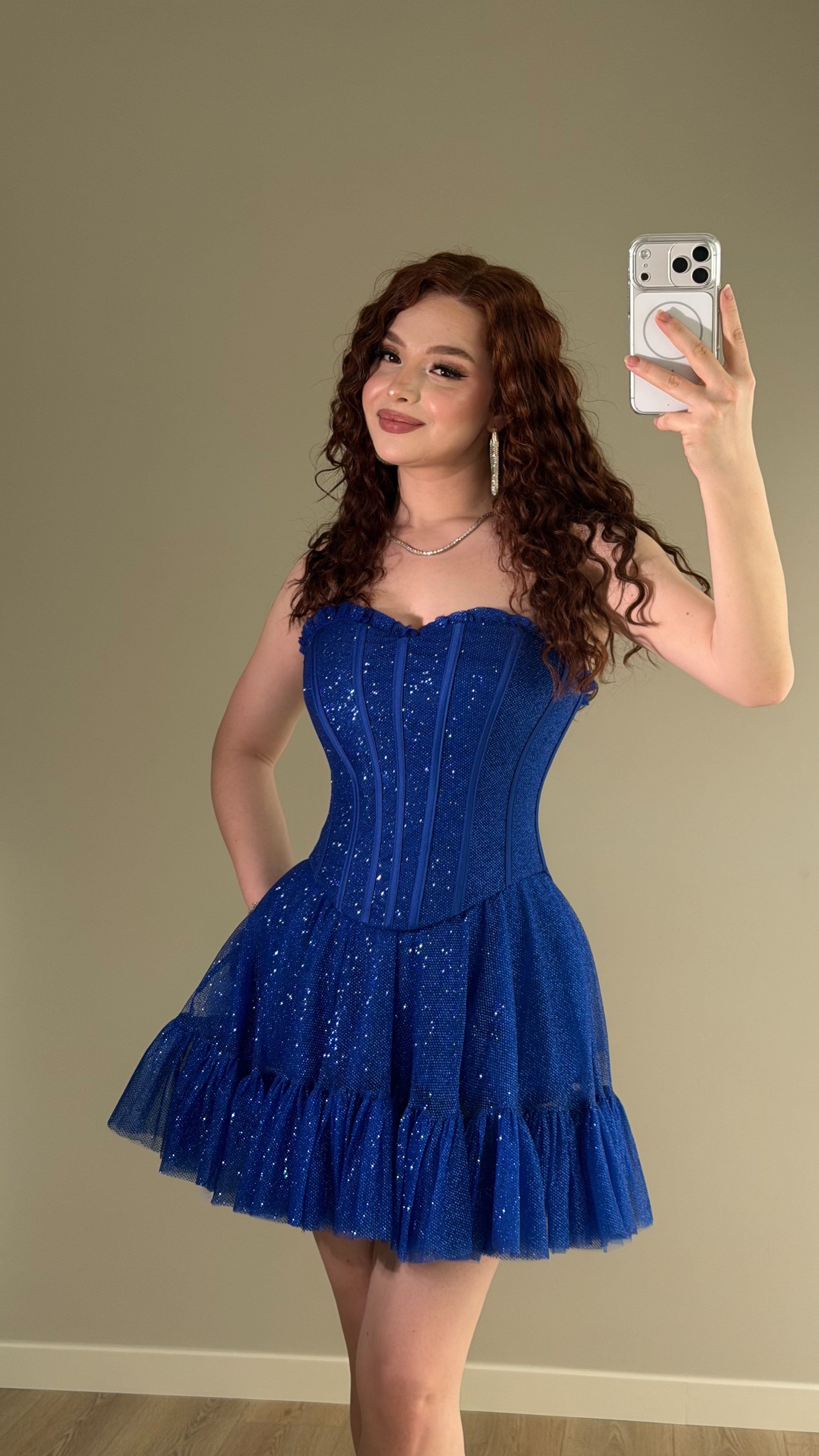 Winx Peri Mini Elbise Saks