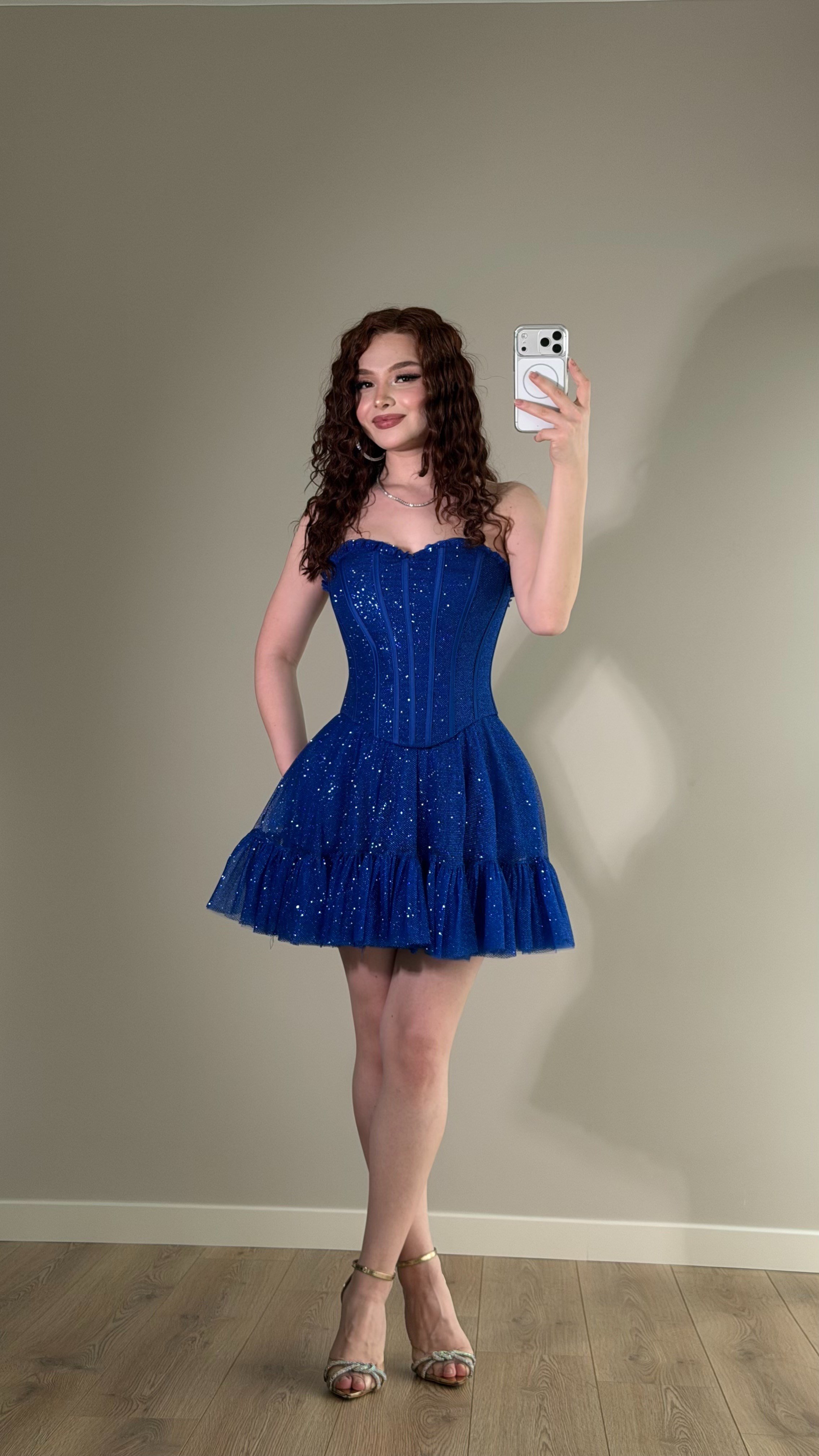 Winx Peri Mini Elbise Saks