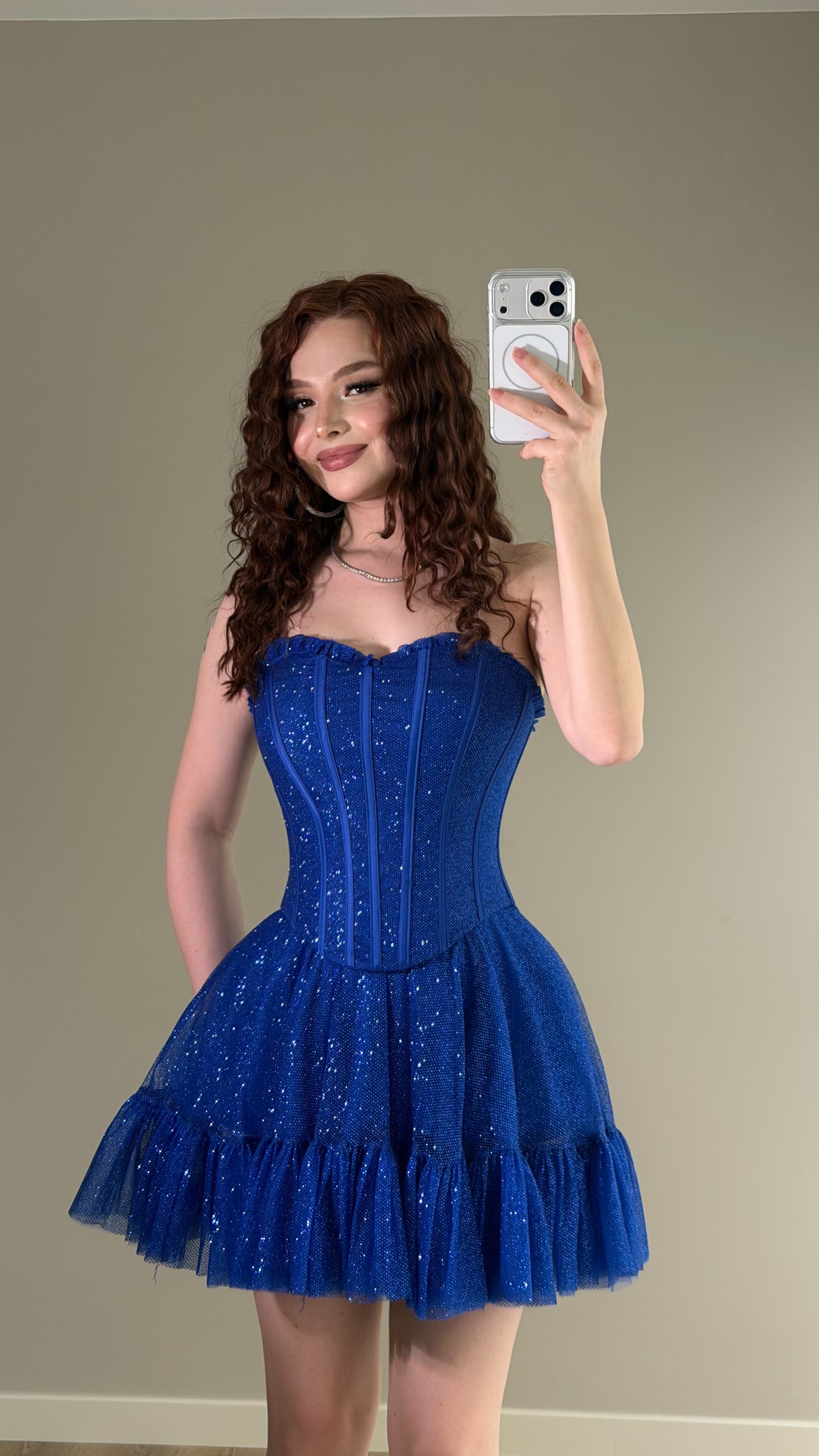 Winx Peri Mini Elbise Saks