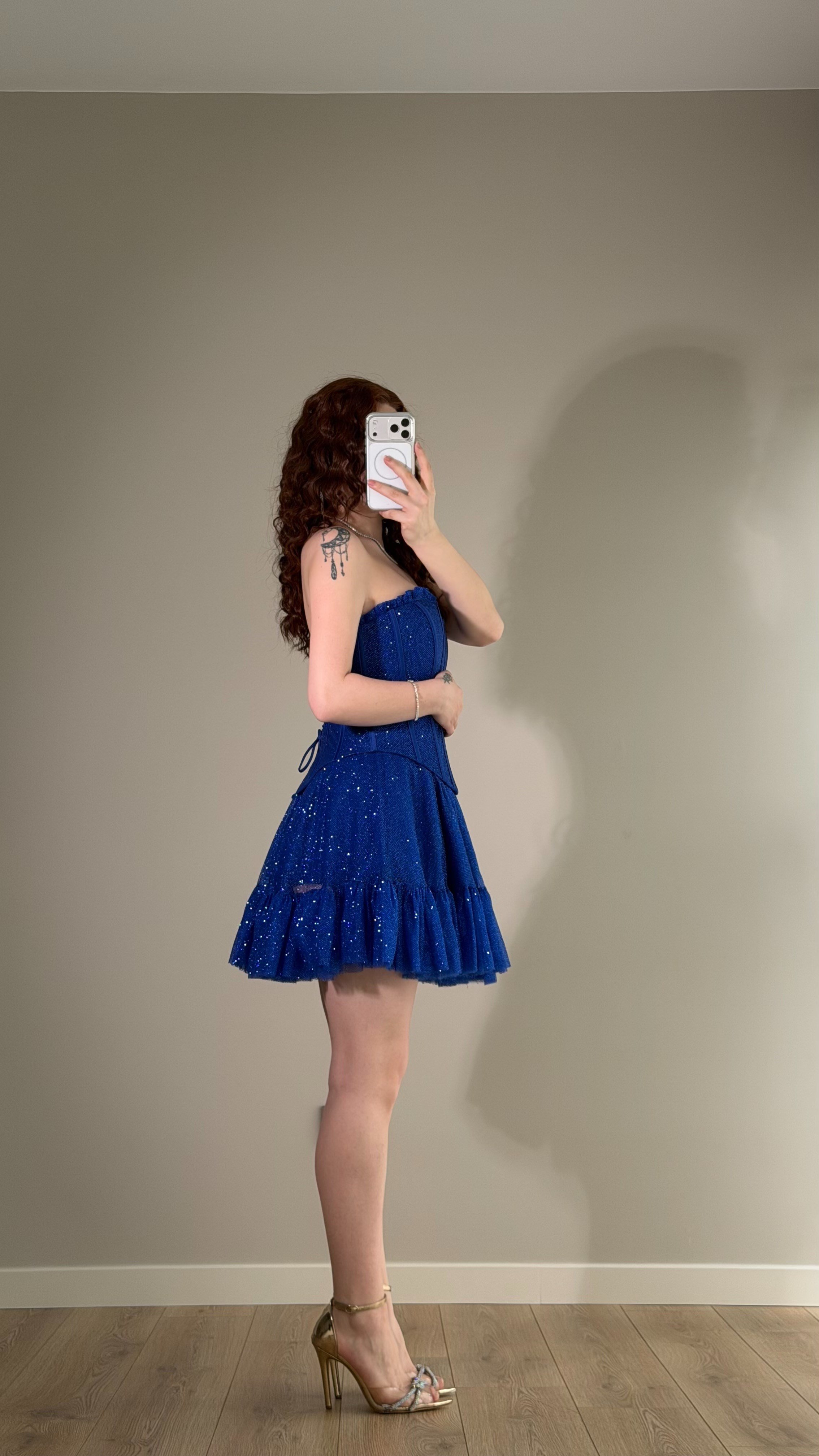 Winx Peri Mini Elbise Saks