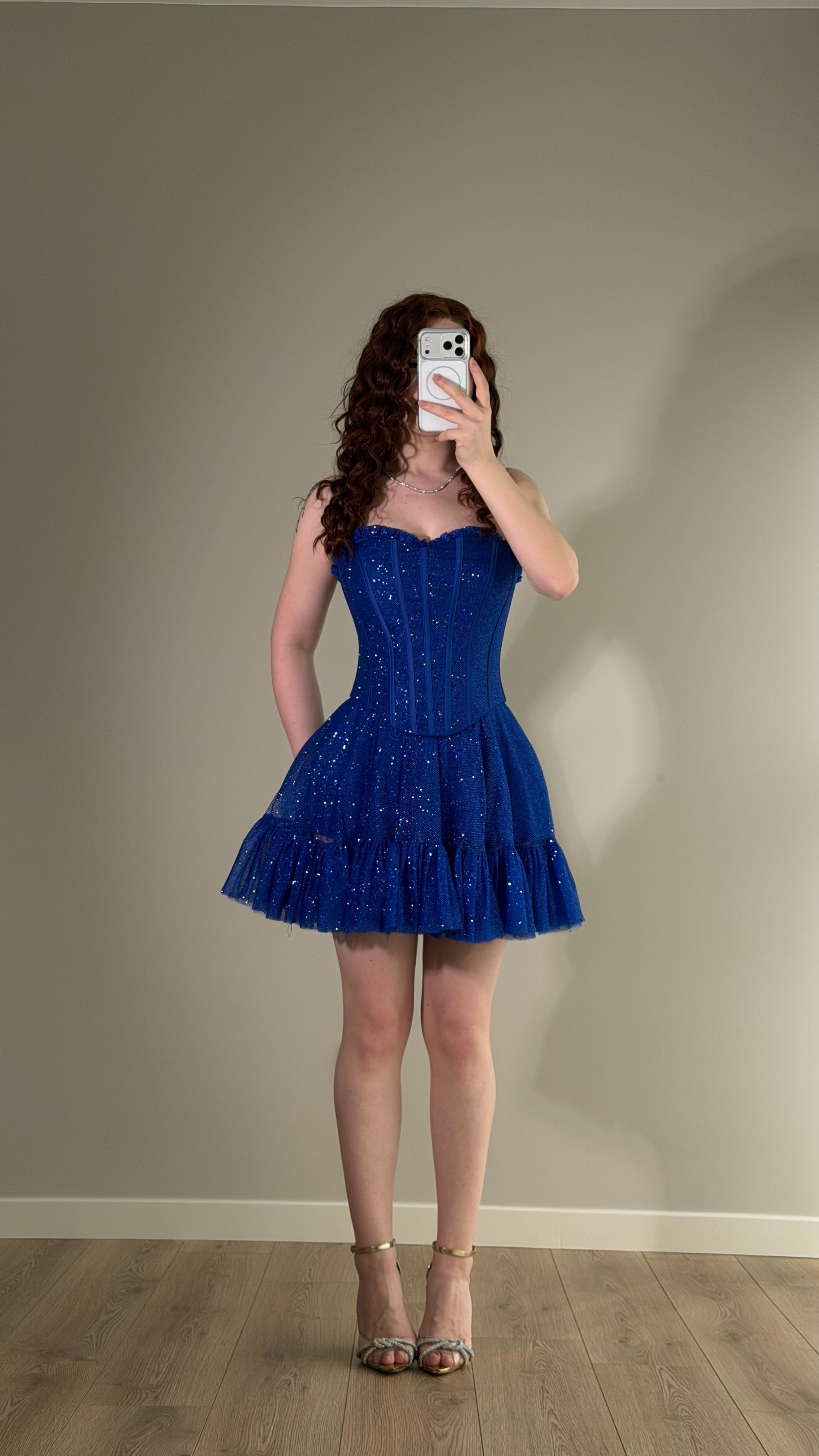 Winx Peri Mini Elbise Saks