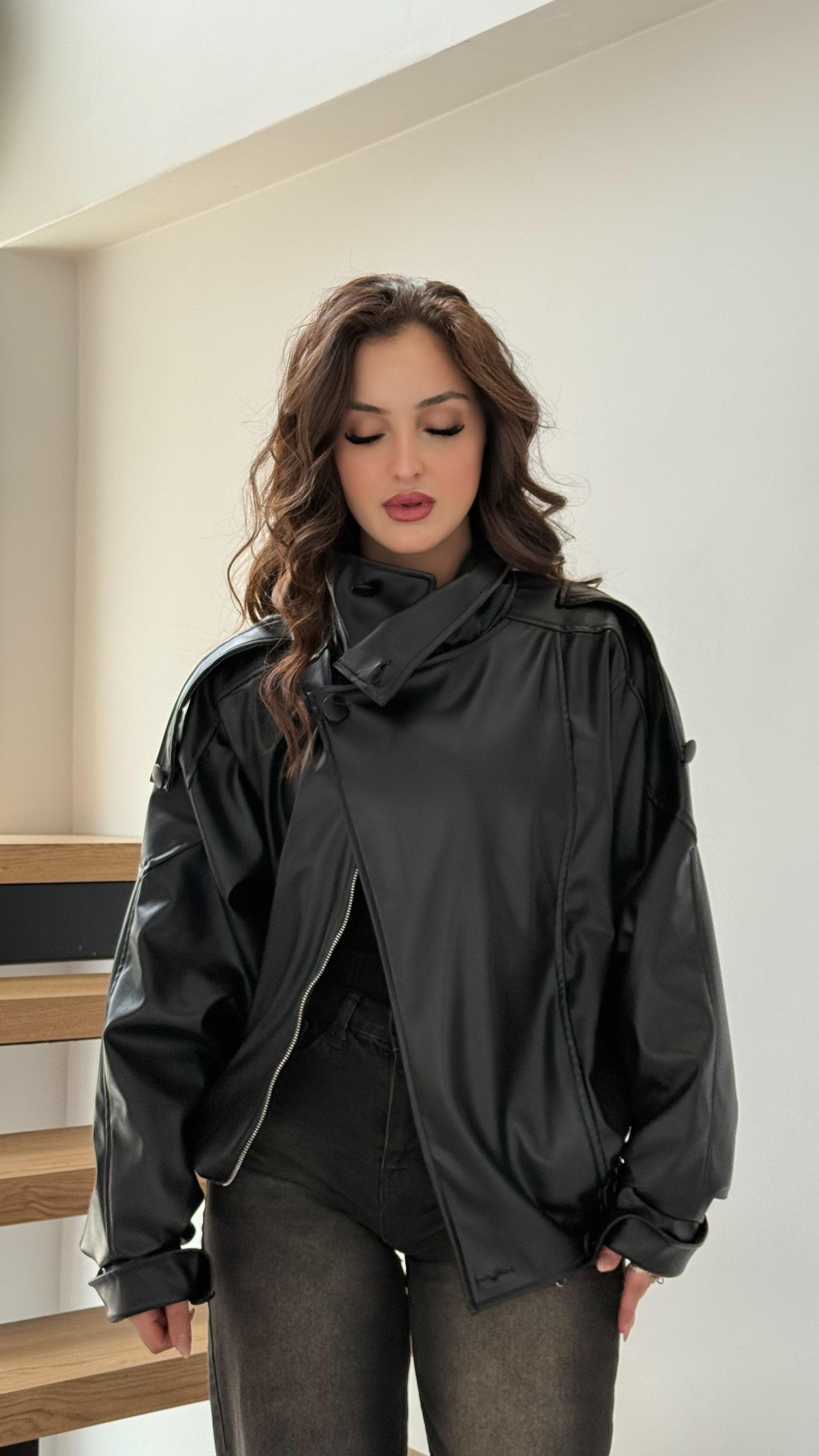 YSL Viral Marka Biker Ceket