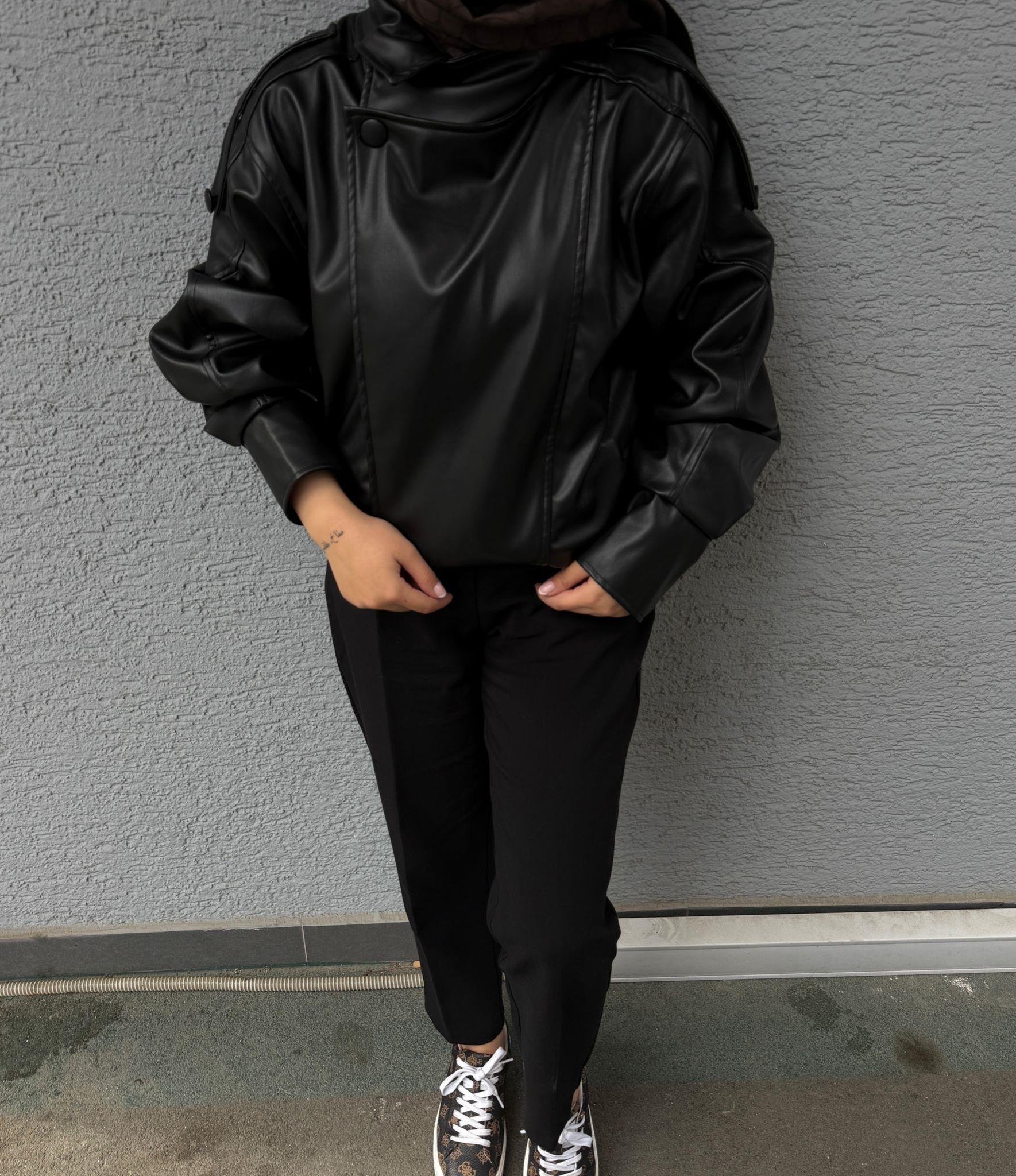 YSL Viral Marka Biker Ceket
