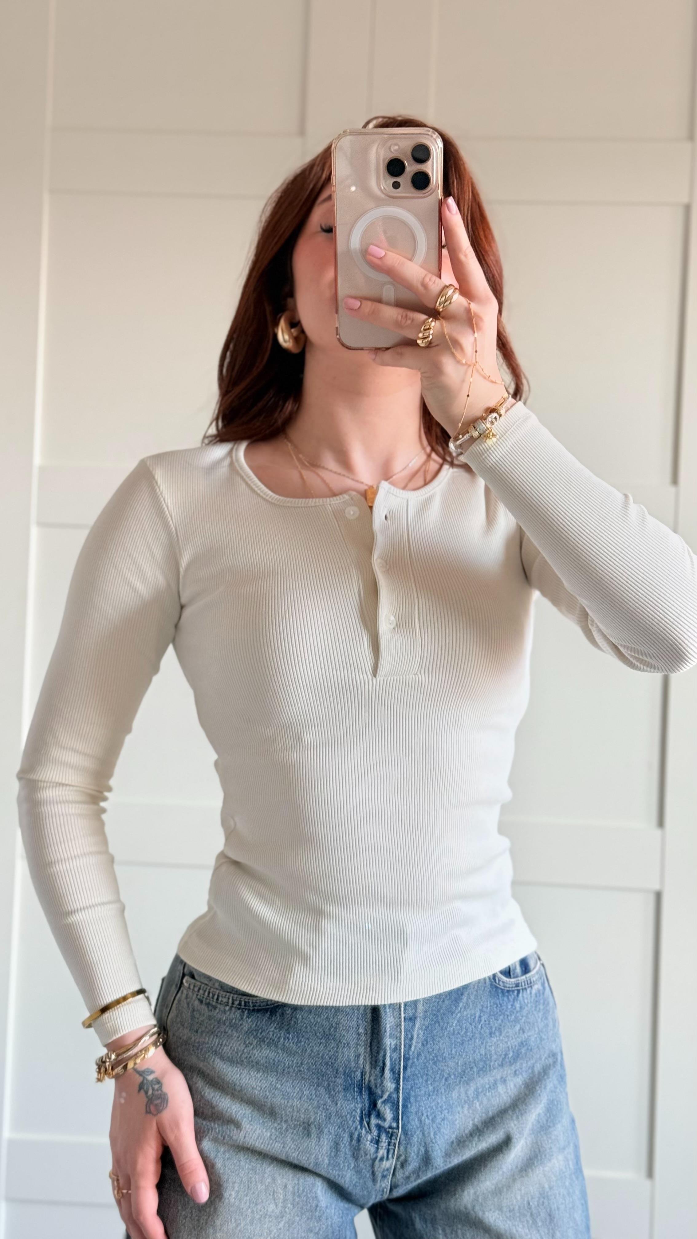 Zara Fitilli Body Düğme Detaylı Ekru