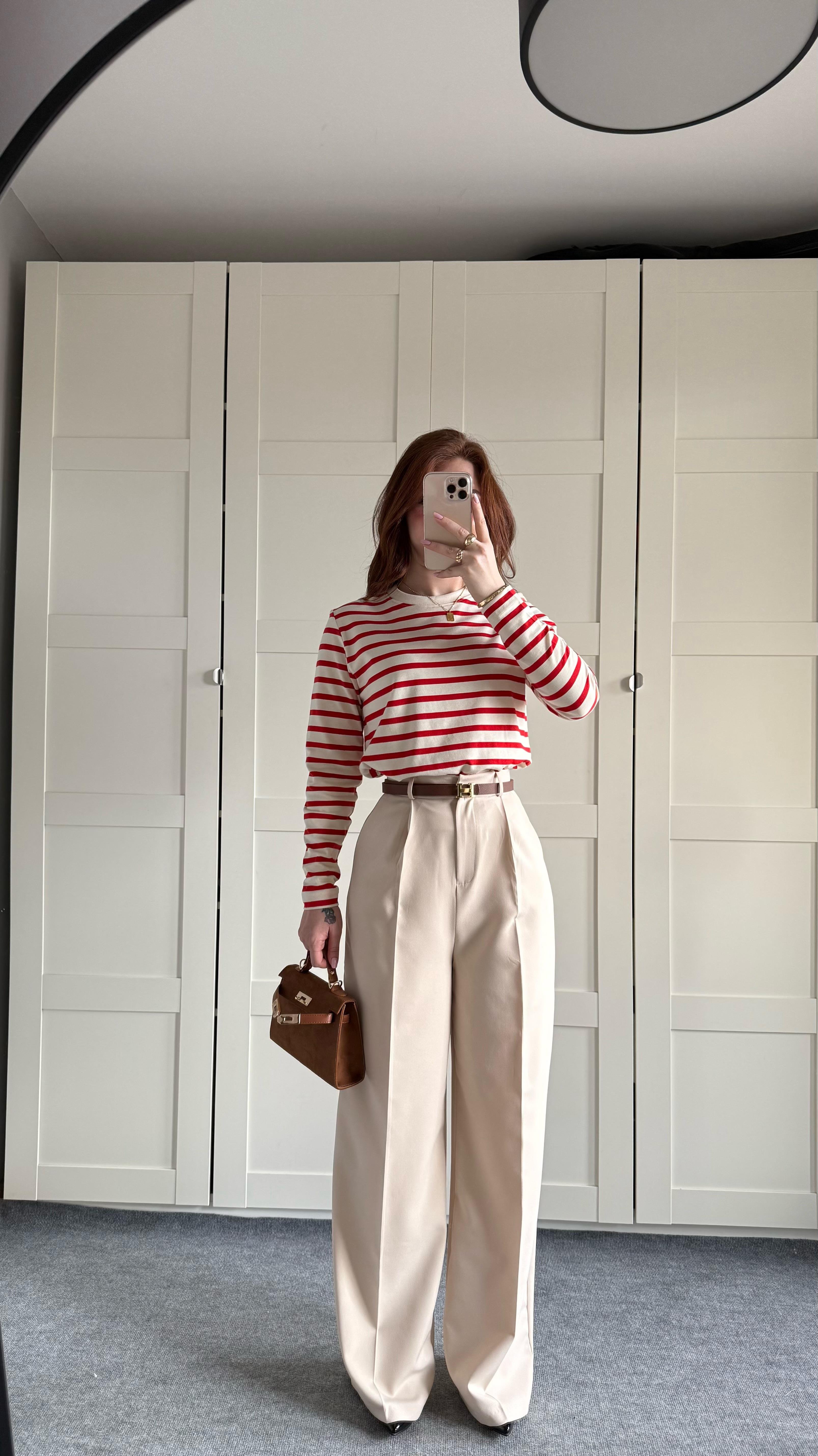 Zara Plazzo Pantolon Bej