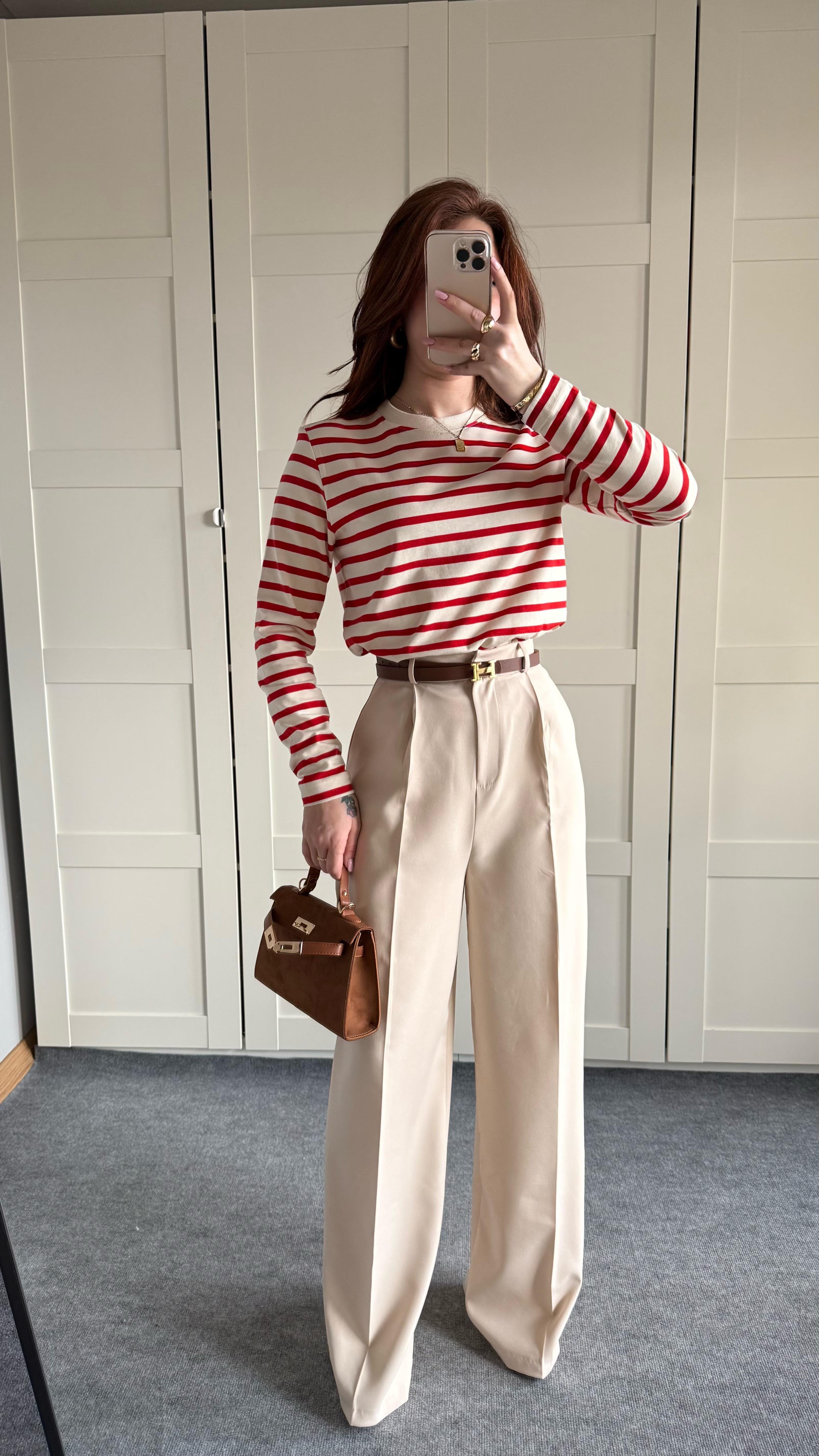 Zara Plazzo Pantolon Bej