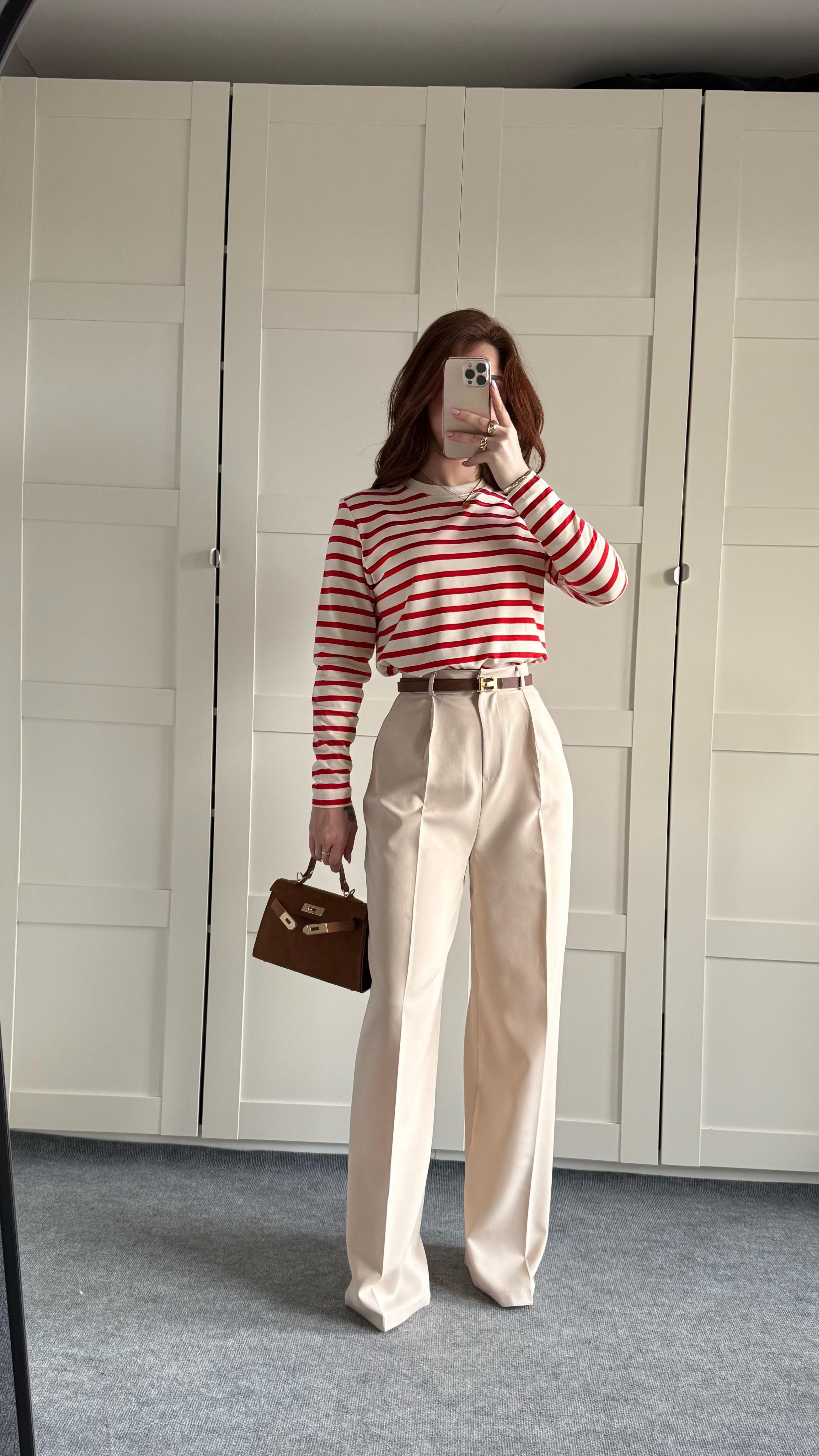 Zara Plazzo Pantolon Bej