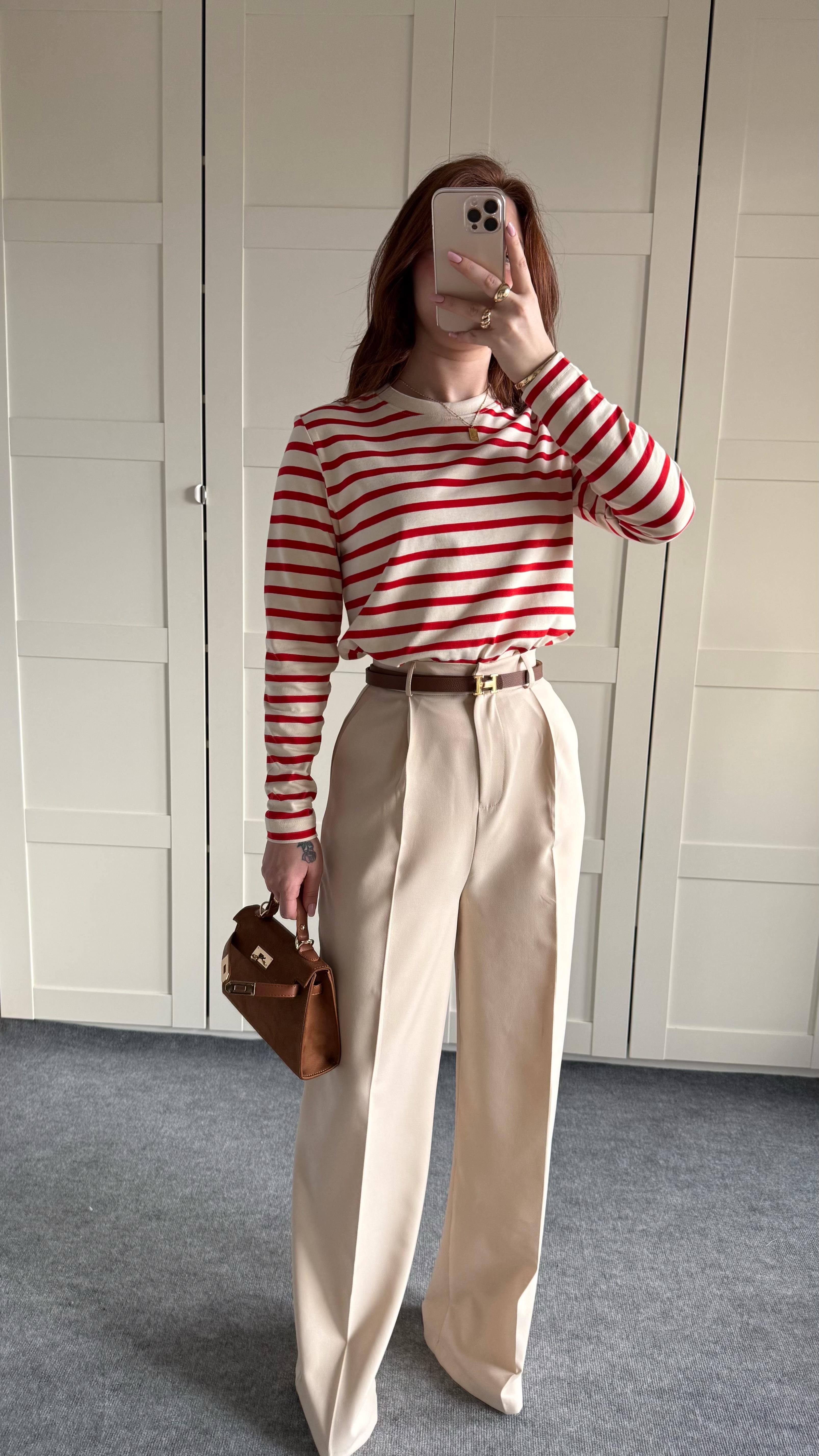 Zara Plazzo Pantolon Bej