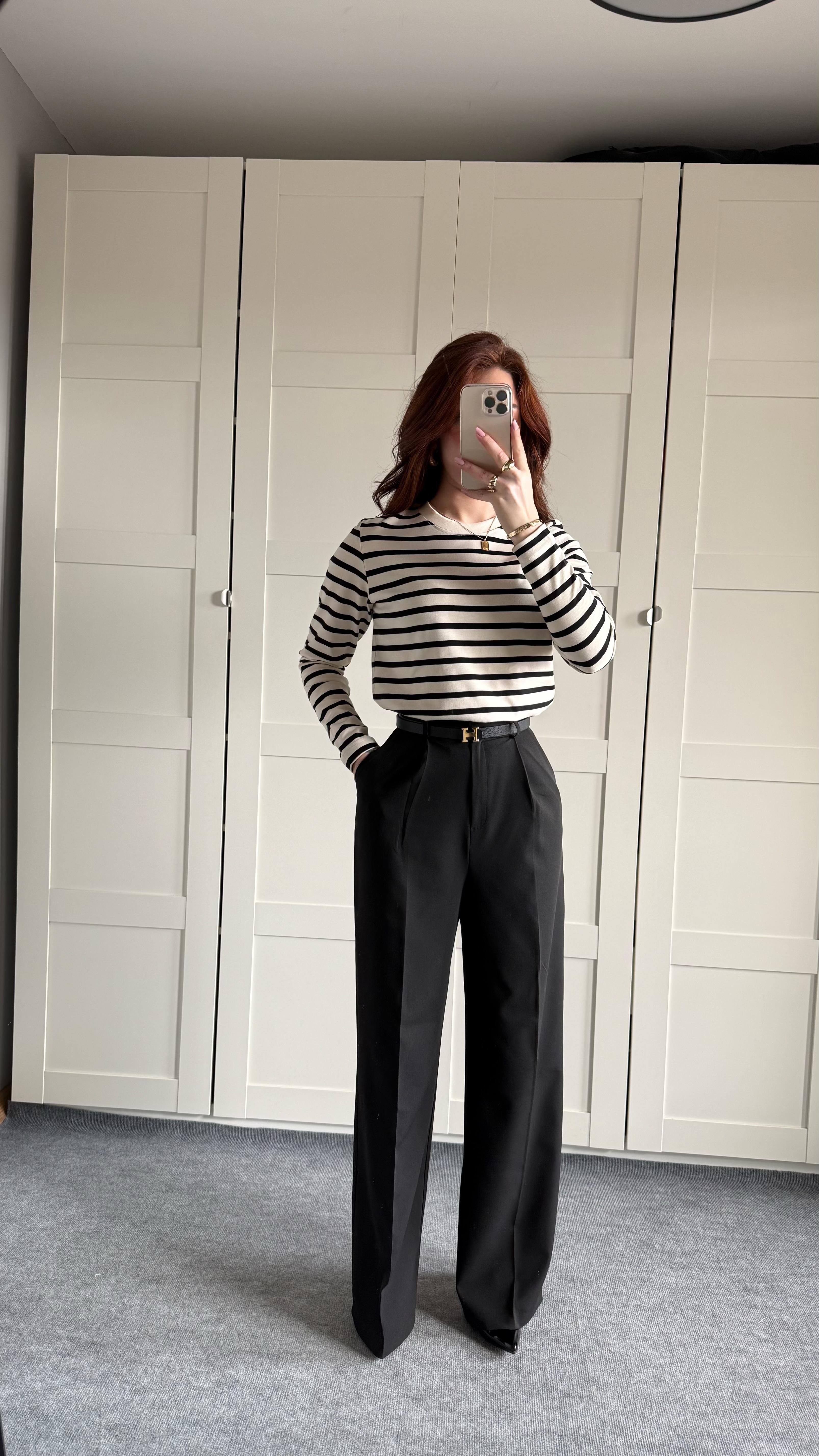 Zara Plazzo Pantolon Siyah