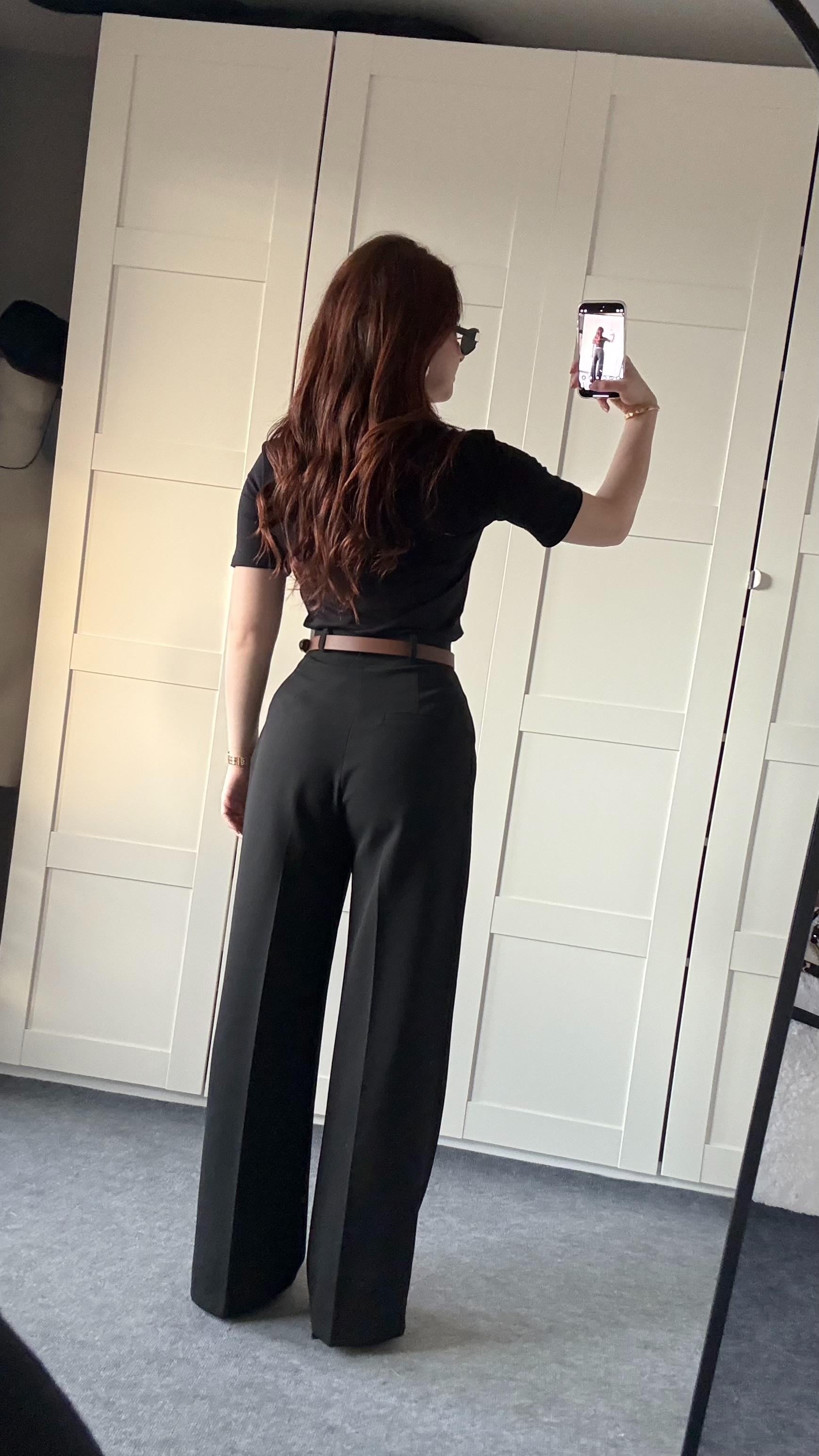 Zara Plazzo Pantolon Siyah