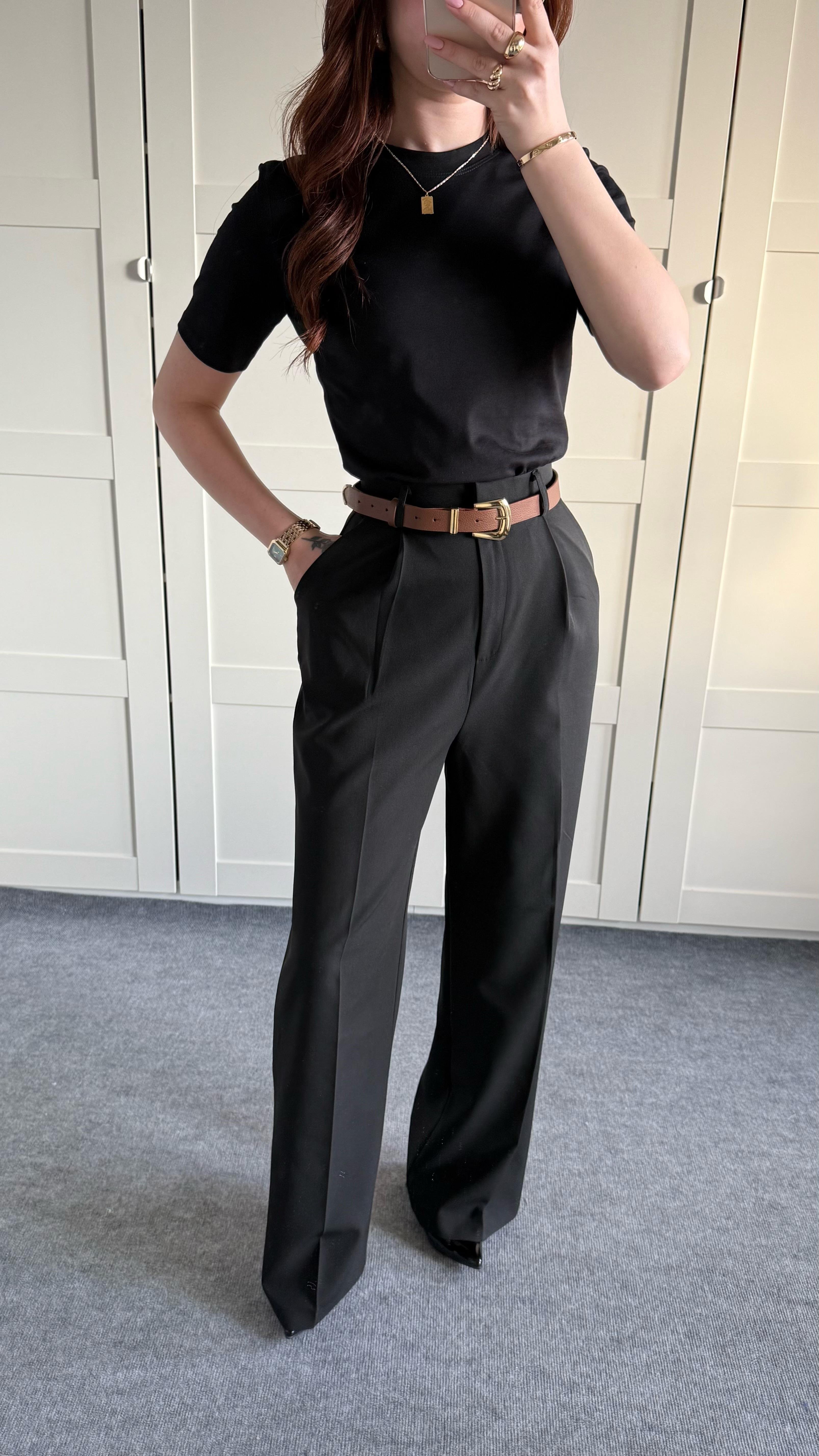 Zara Plazzo Pantolon Siyah