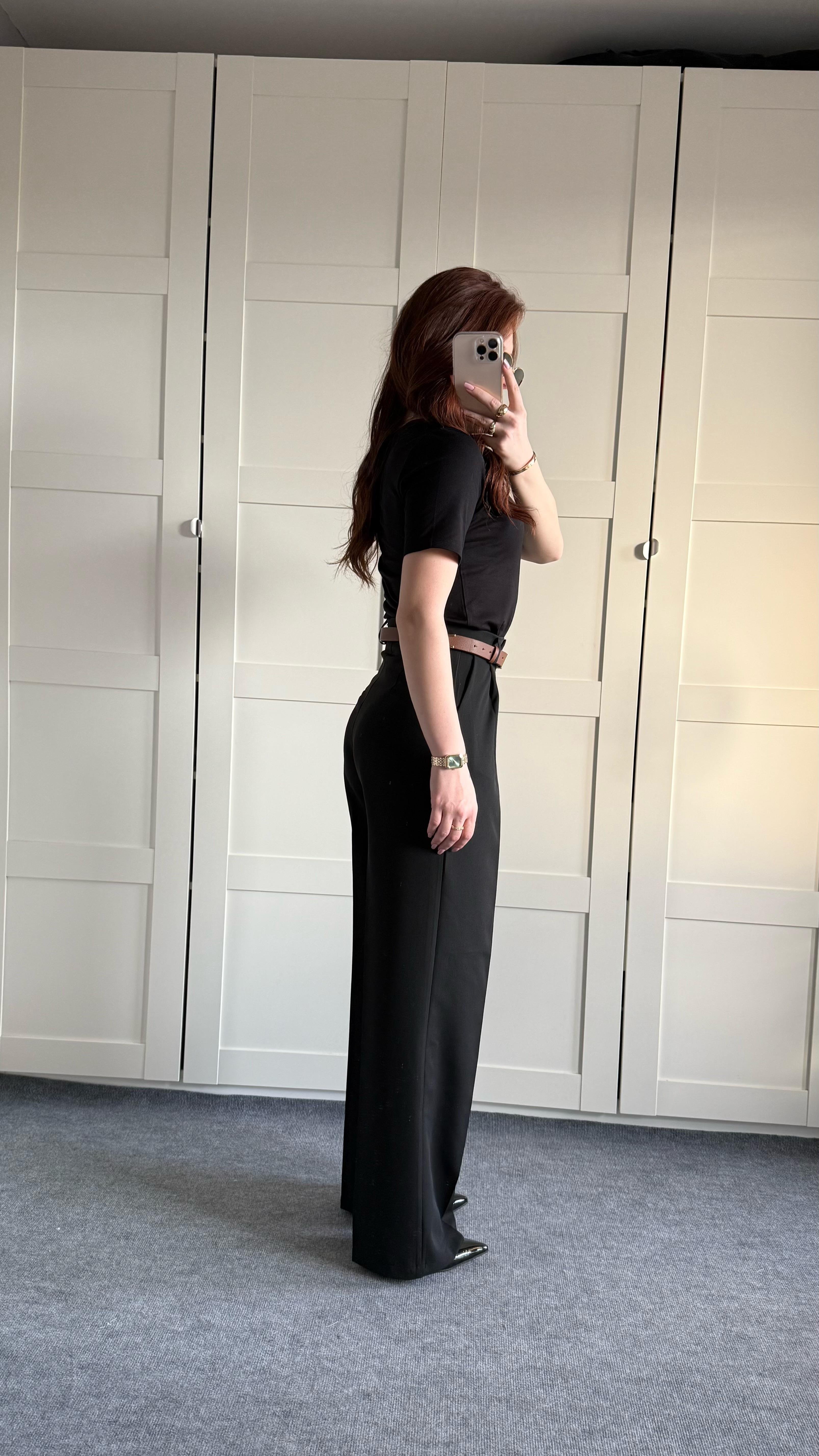 Zara Plazzo Pantolon Siyah