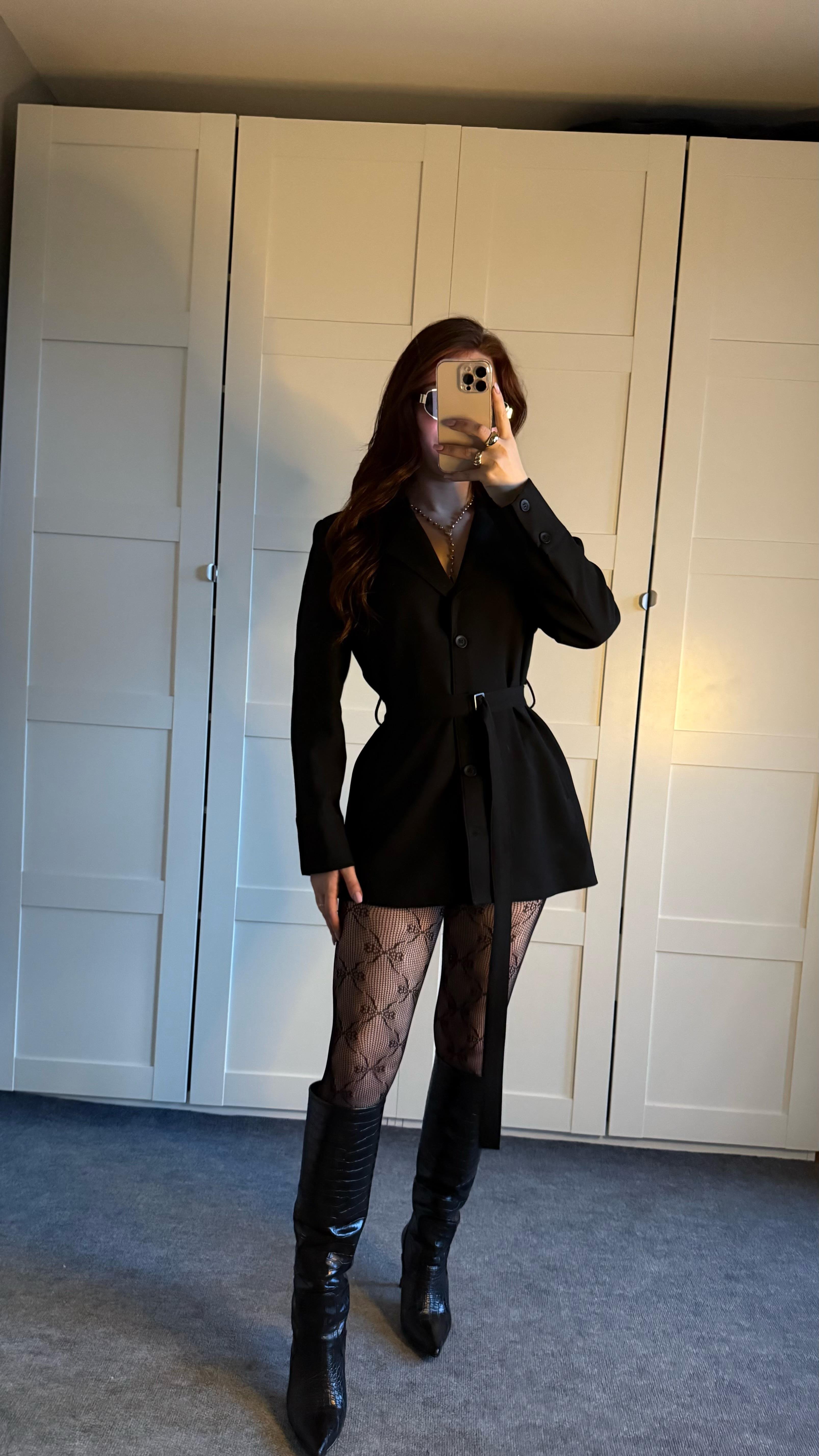 Zara Tasarım Blazer Ceket Siyah