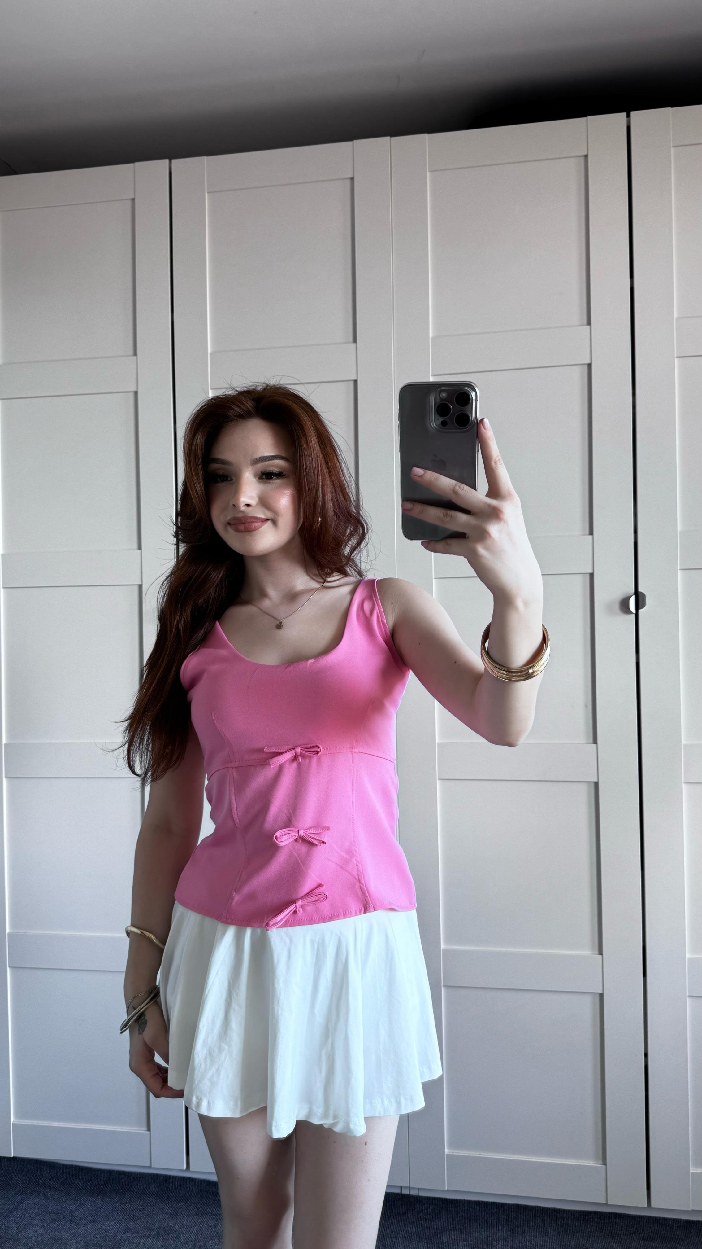 ZRA Fiyonk Bluz Pembe