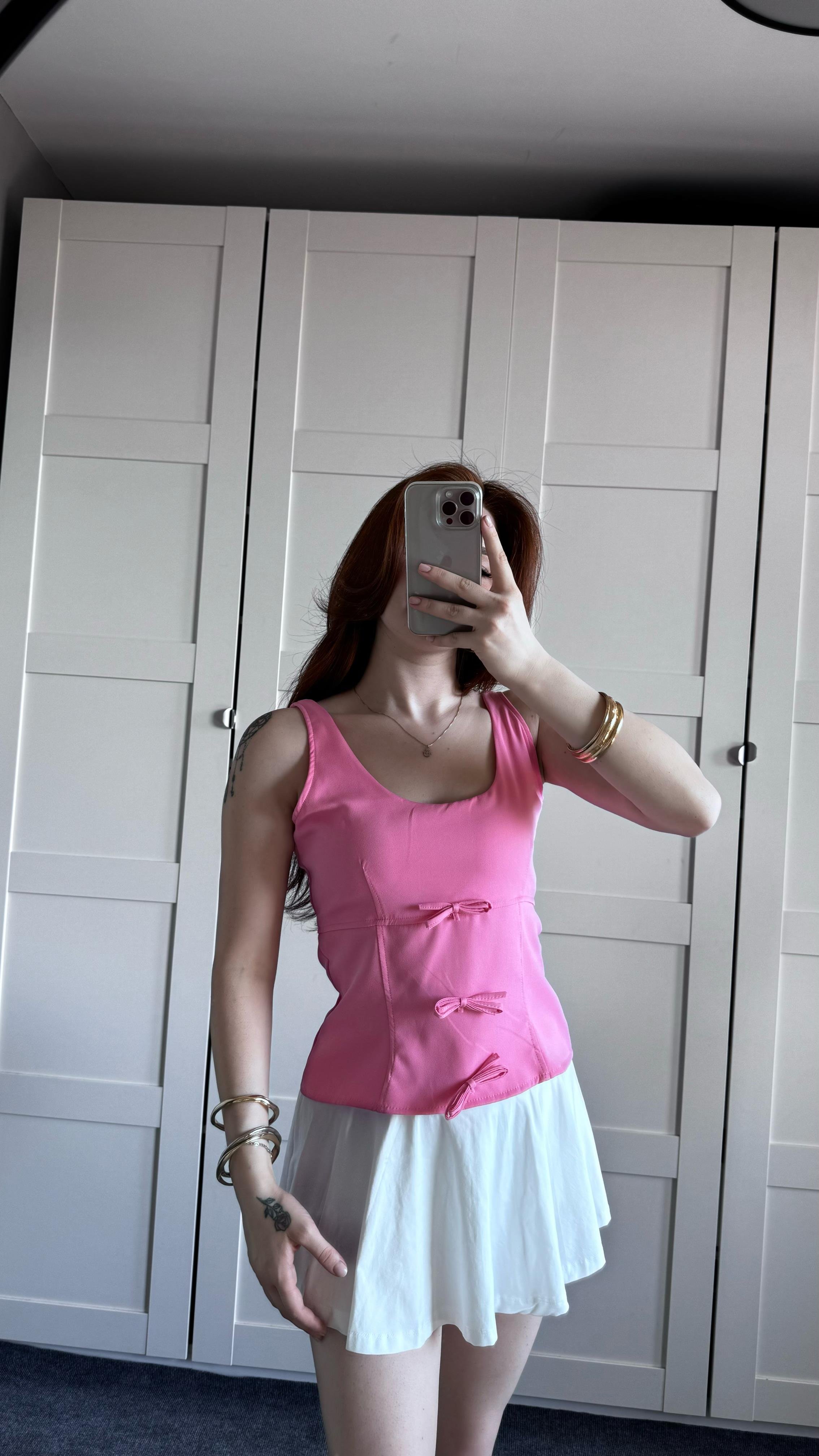ZRA Fiyonk Bluz Pembe