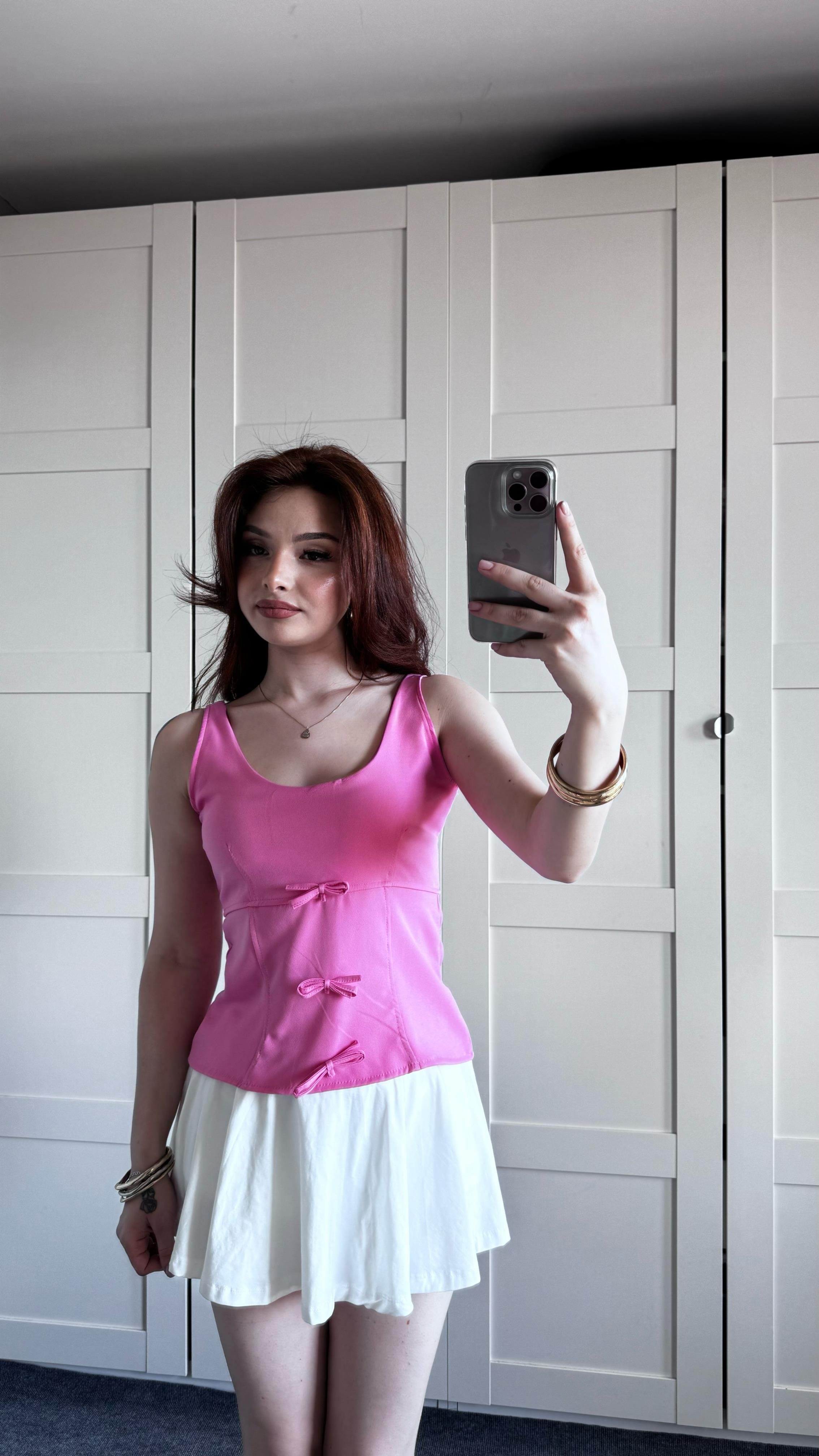 ZRA Fiyonk Bluz Pembe