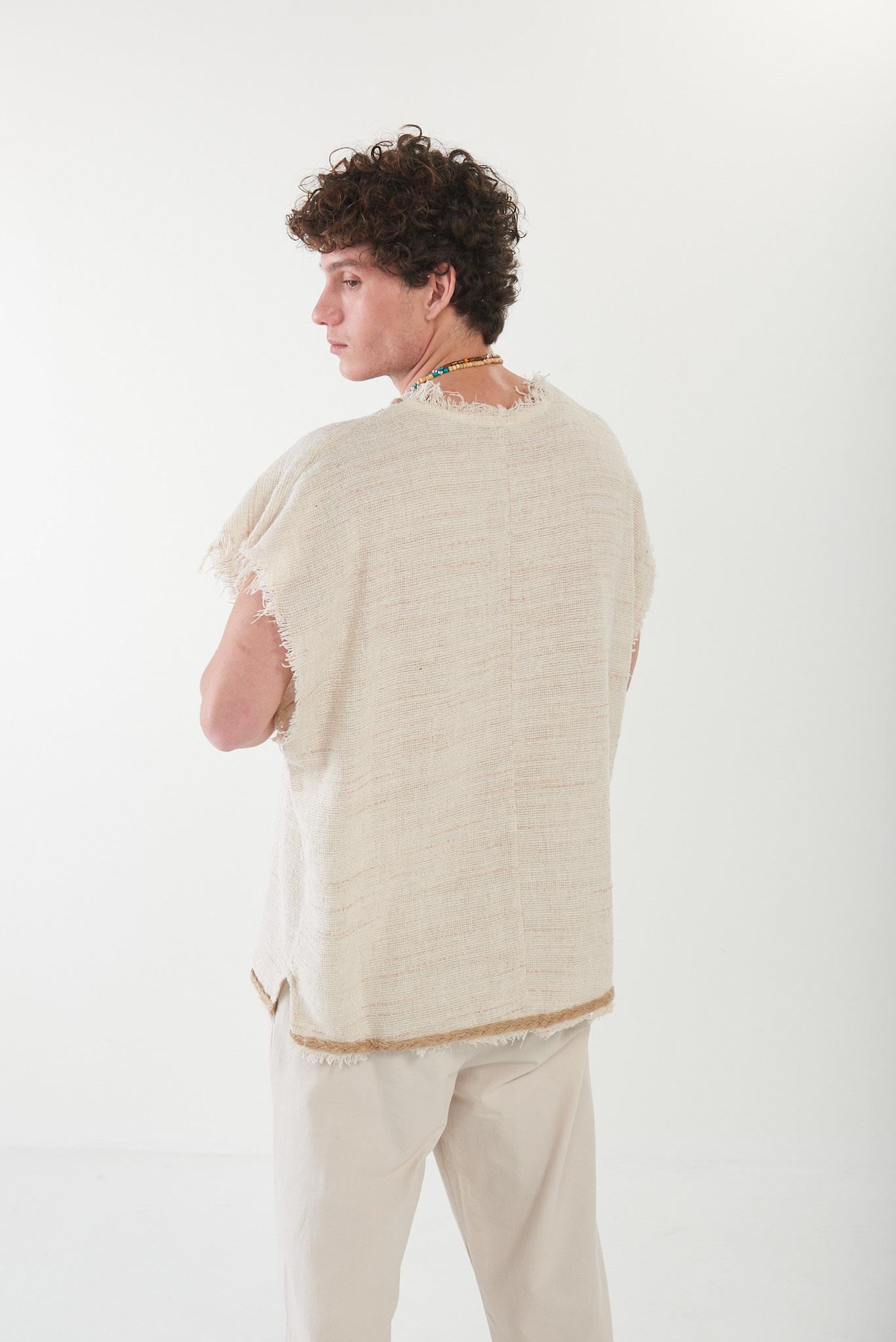 Boho Harem Keten T-Shirt