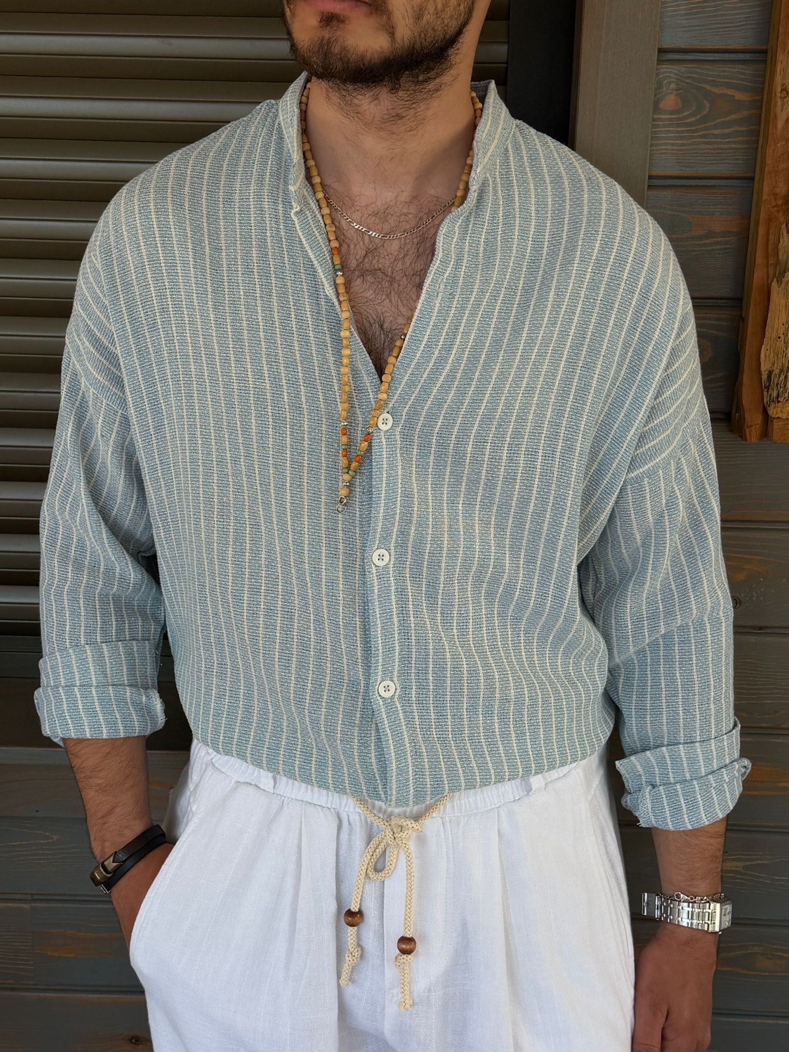 Buldan Çizgili Gömlek