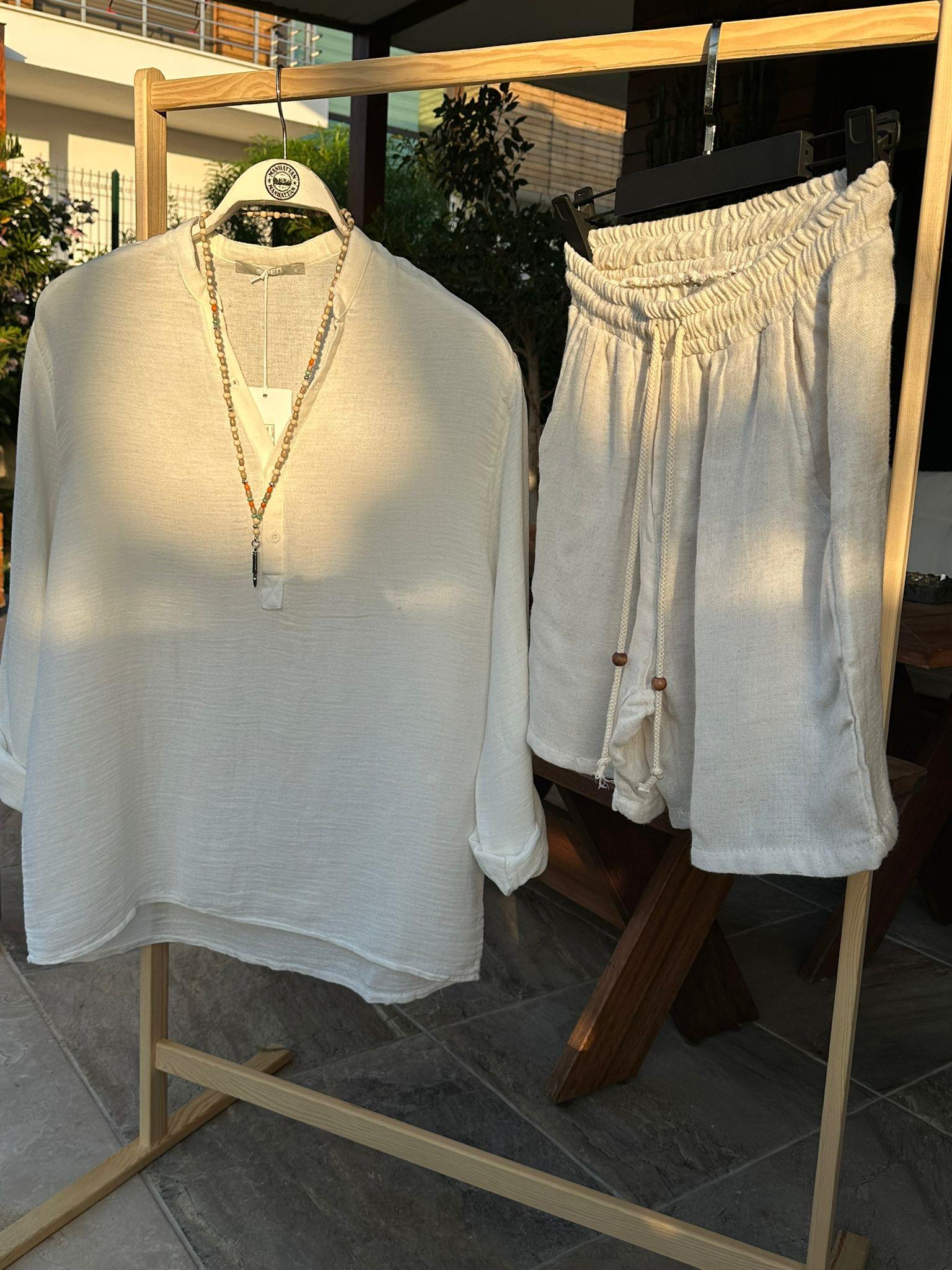 Hakim Yaka Kolyeli Gömlek