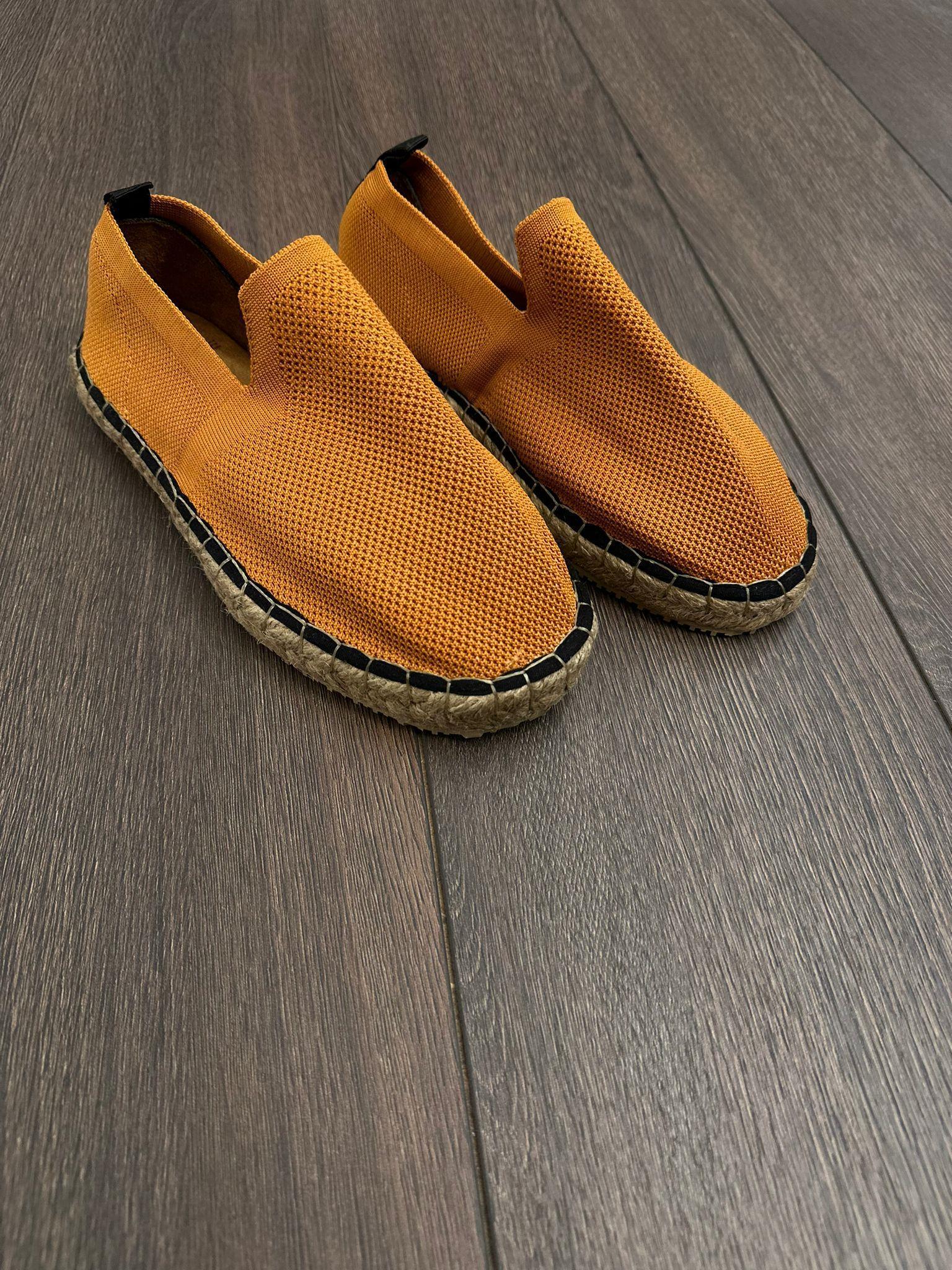 Hasır Tabanlı Espadril Ayakkabı