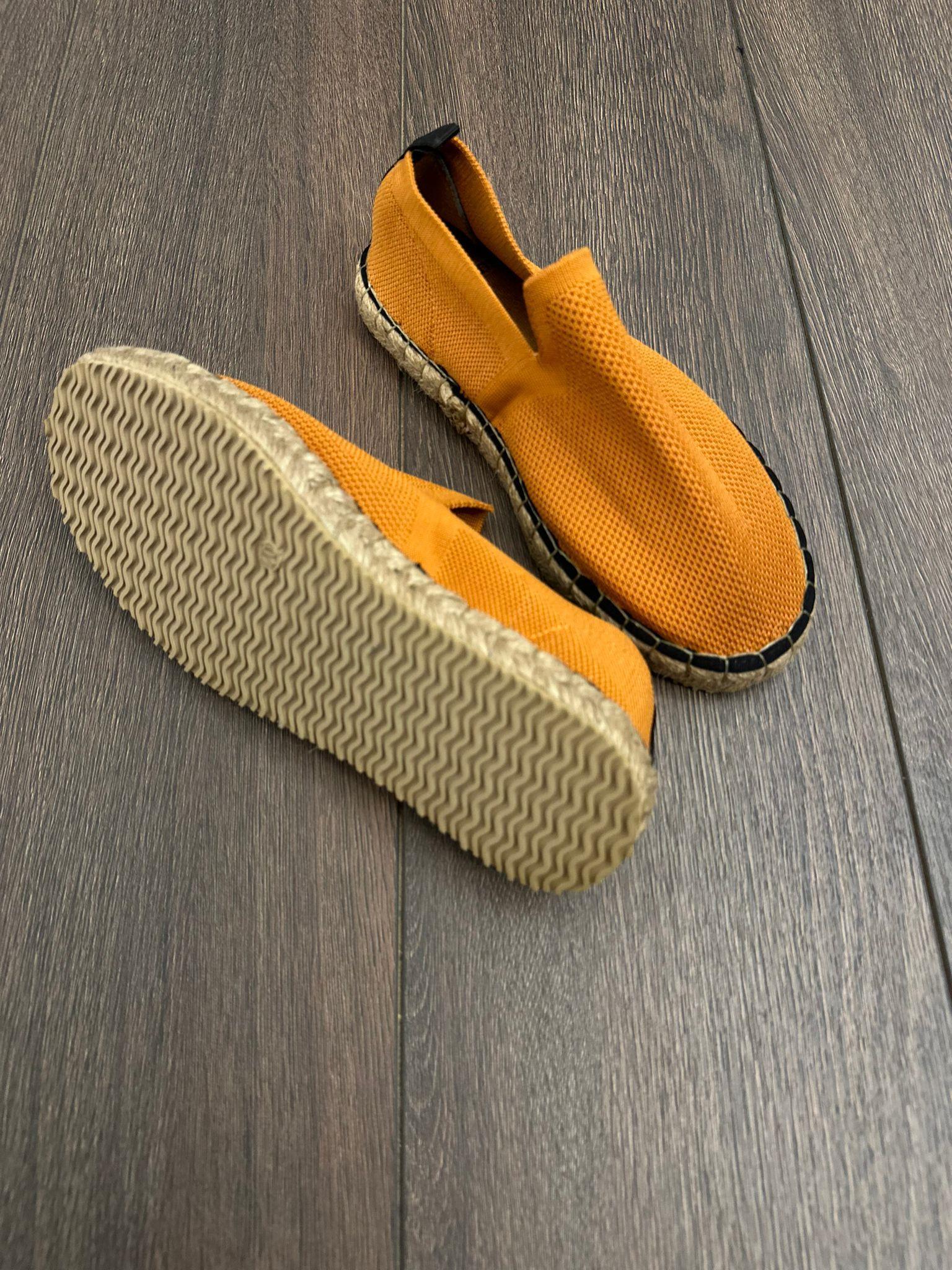 Hasır Tabanlı Espadril Ayakkabı
