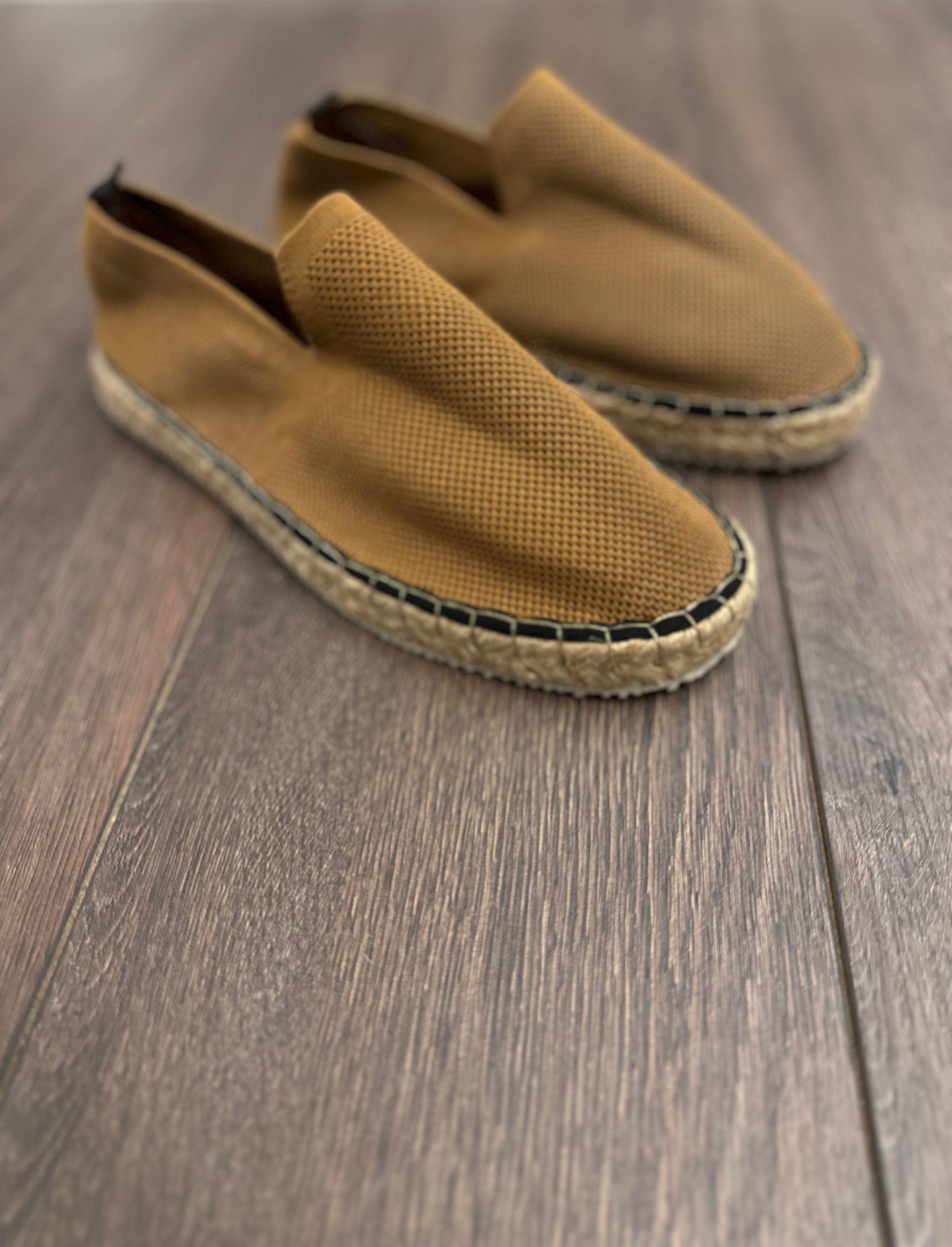 Hasır Tabanlı Espadril Ayakkabı