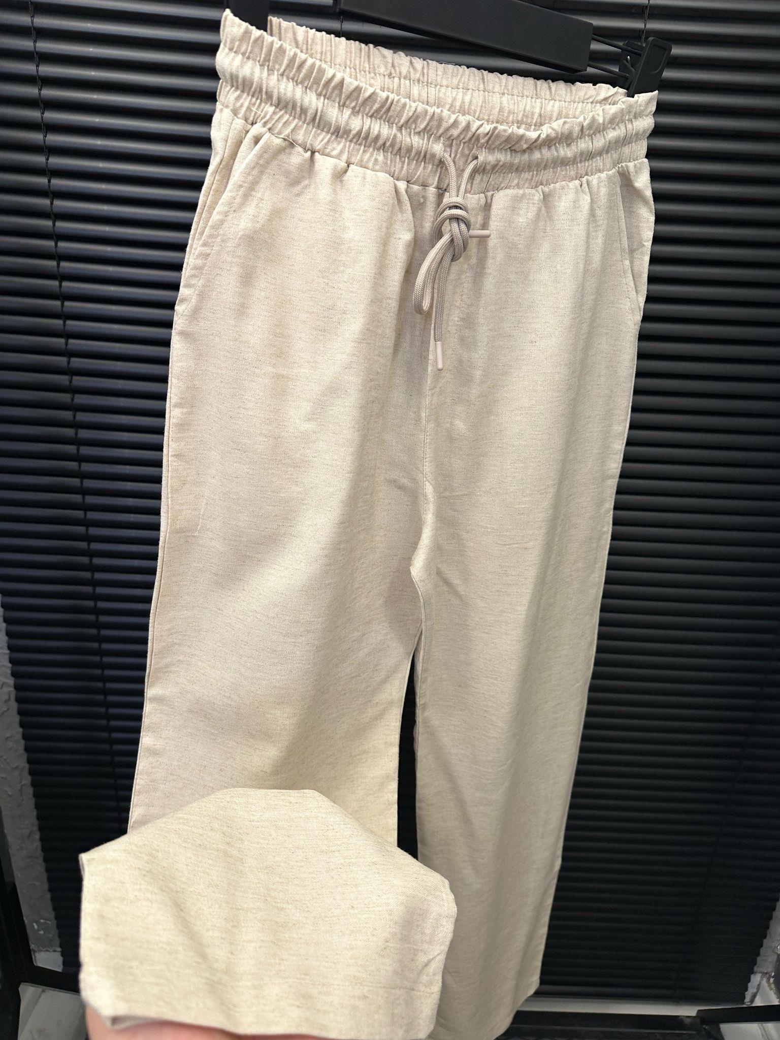 Keten Baggy Jogger Pantolon