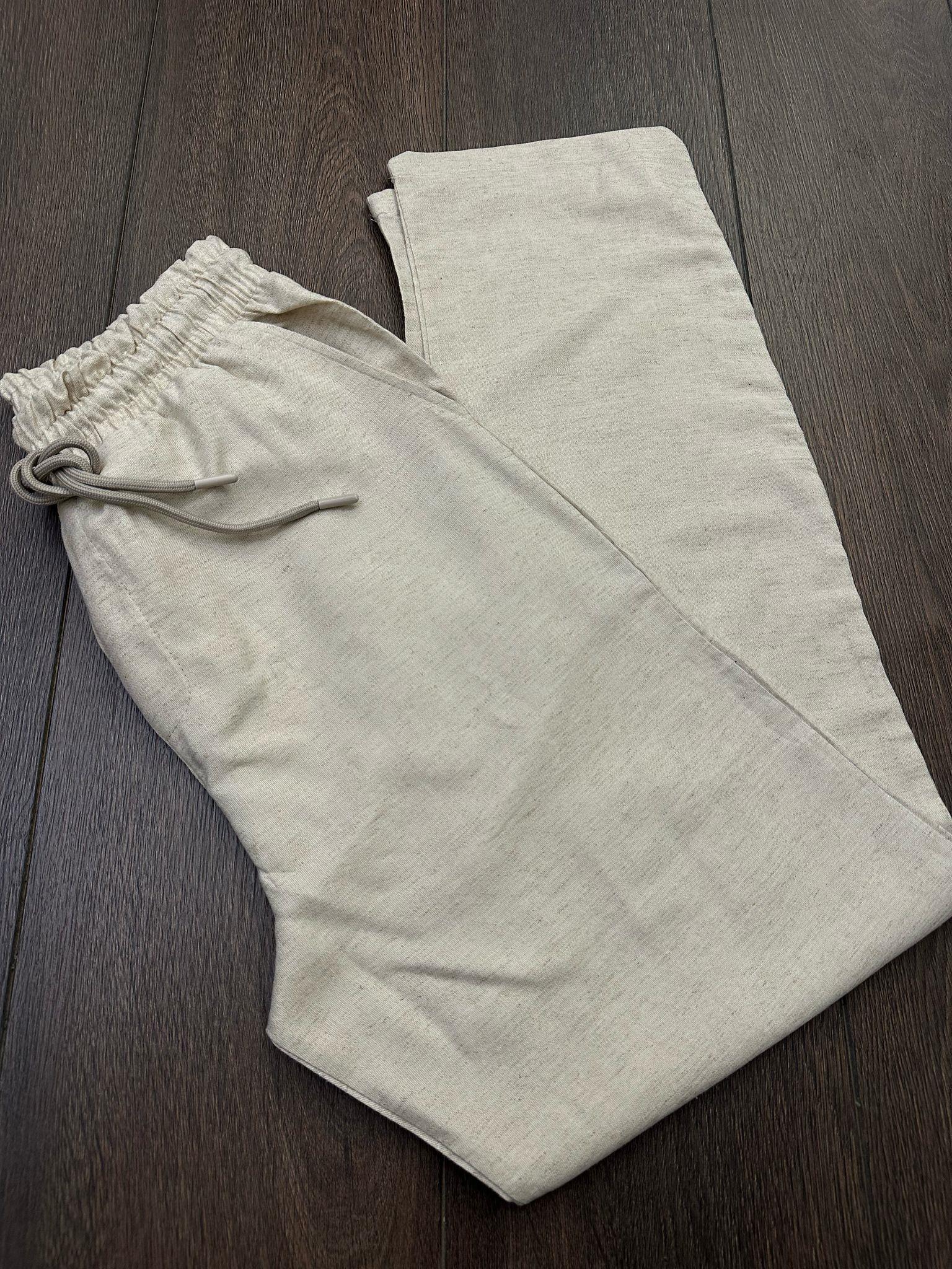 Keten Baggy Jogger Pantolon