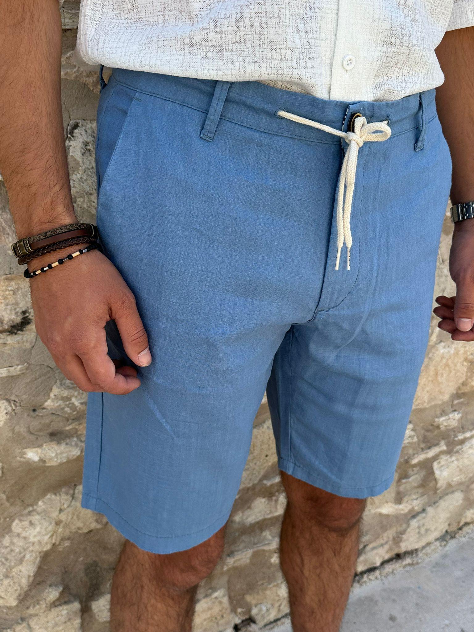 Linen Kumaş %100 Keten Şort