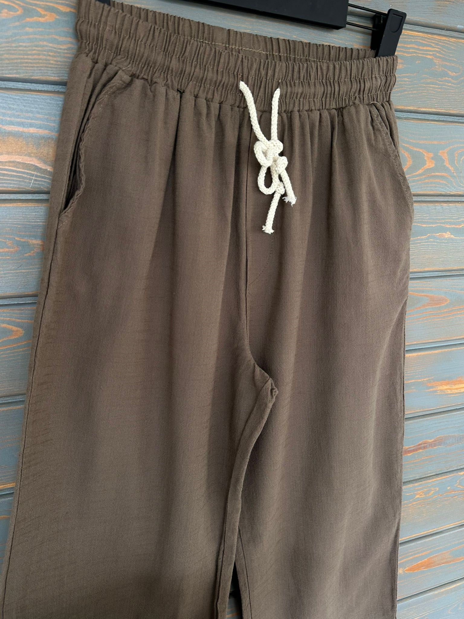 Pamuk Keten Baggy Pantolon